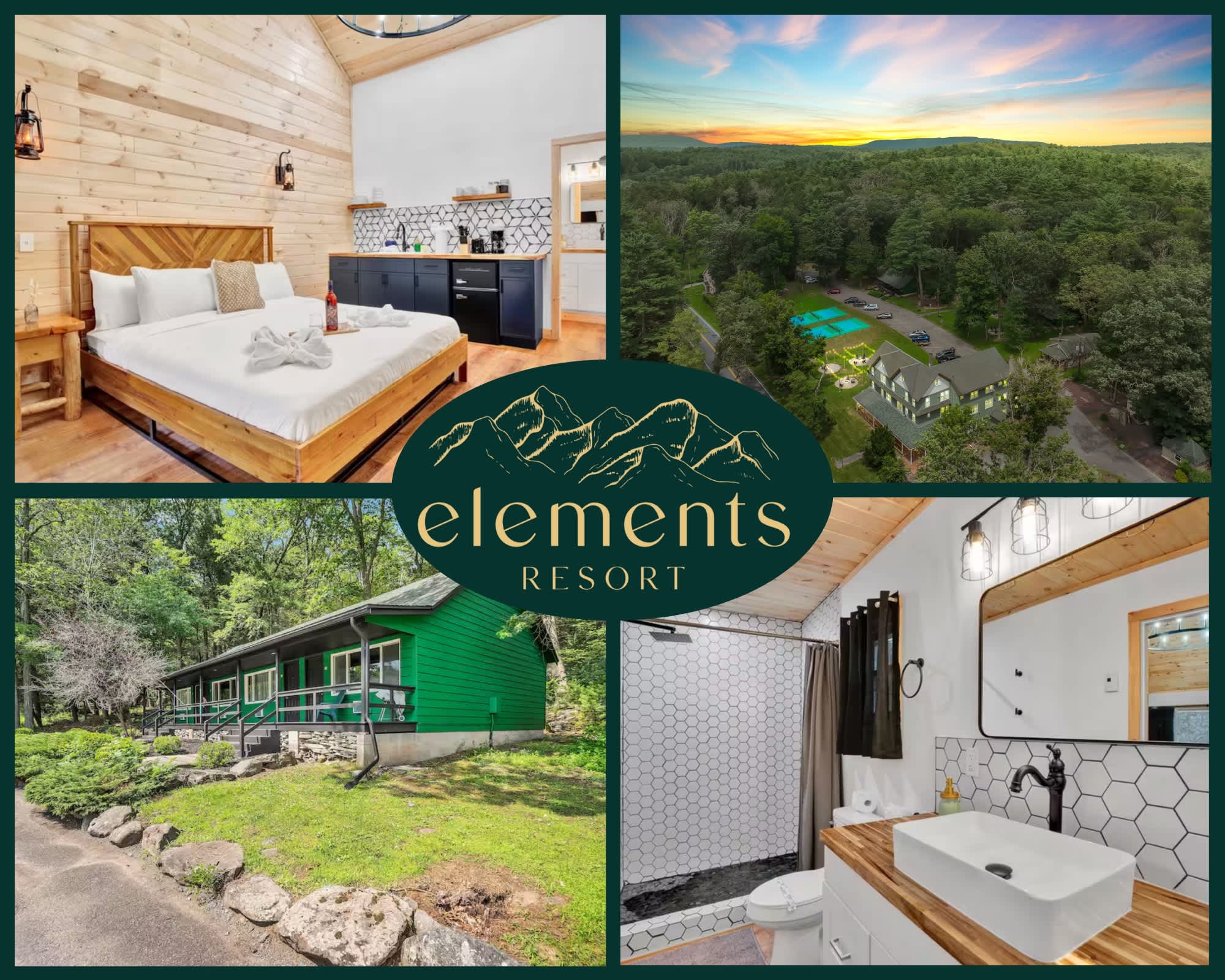 Charming Pocono Modern | Firepits | Pickleball! — Barrett Township, PA — vacation rental