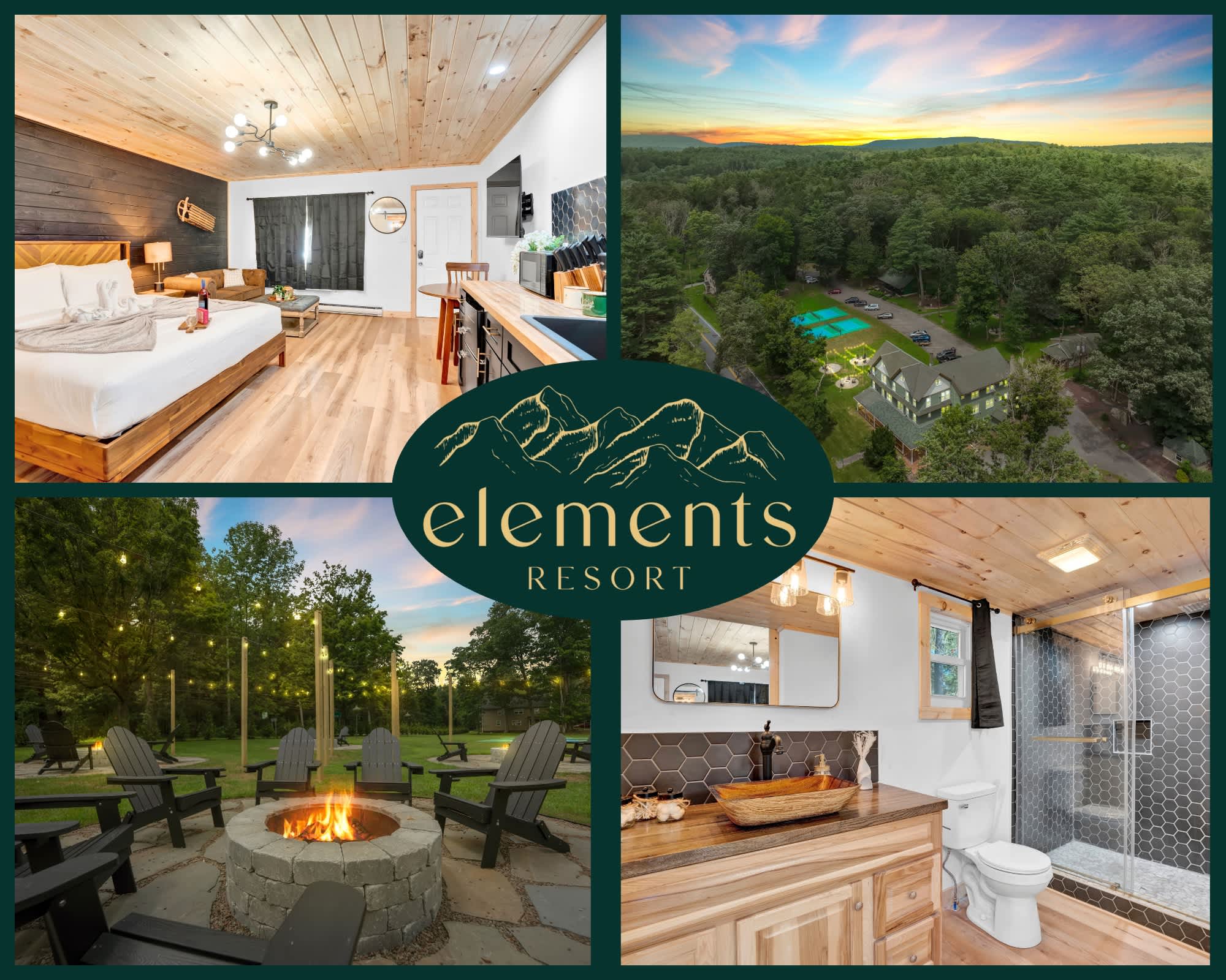 Pocono Modern & Boutique | Firepits | Pet Friendly — Barrett Township, PA — vacation rental