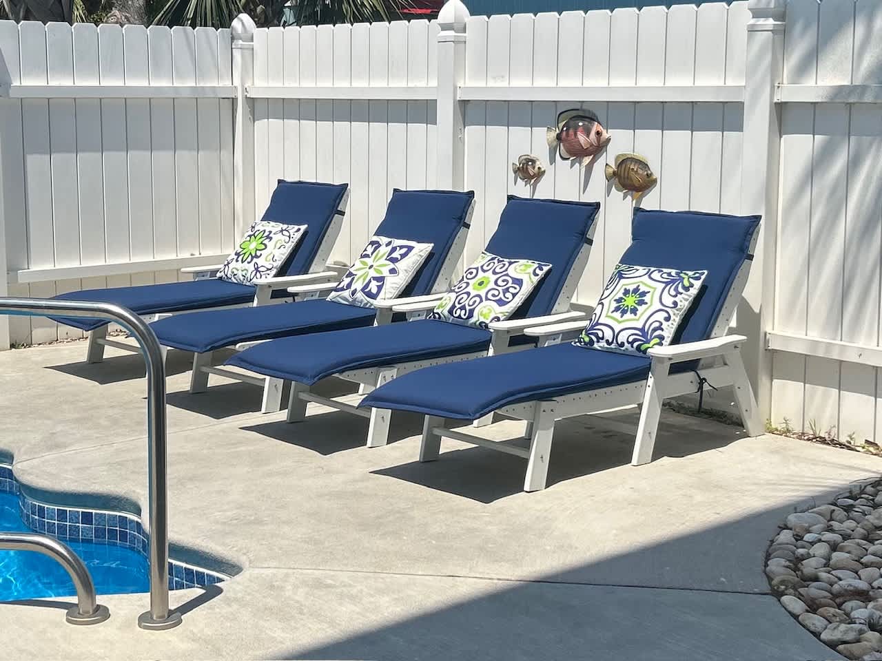 Beach Bliss w Pool Game Room and Steps to Sand