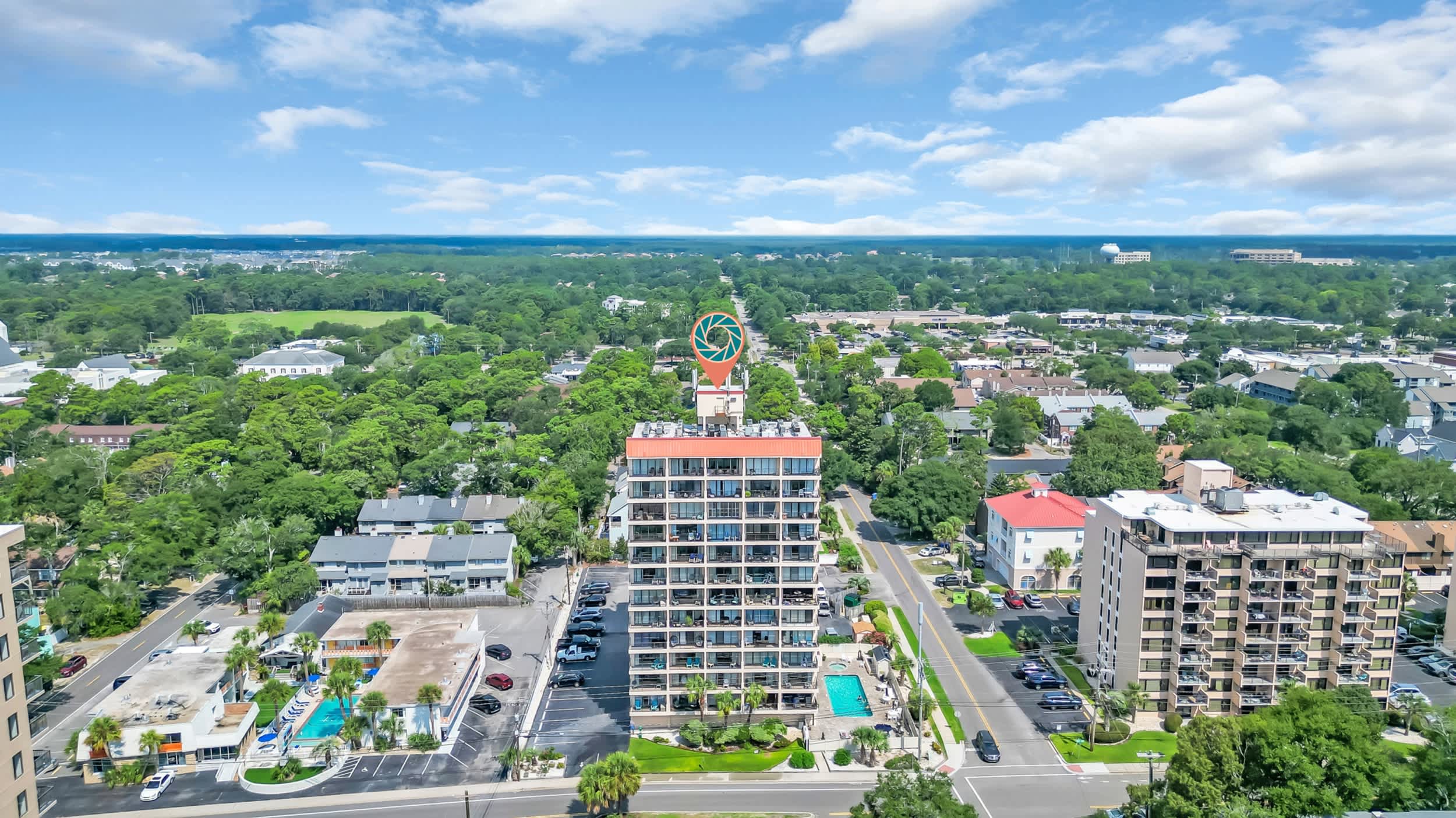 Ocean View Modern Condo w Pool and Hot Tub