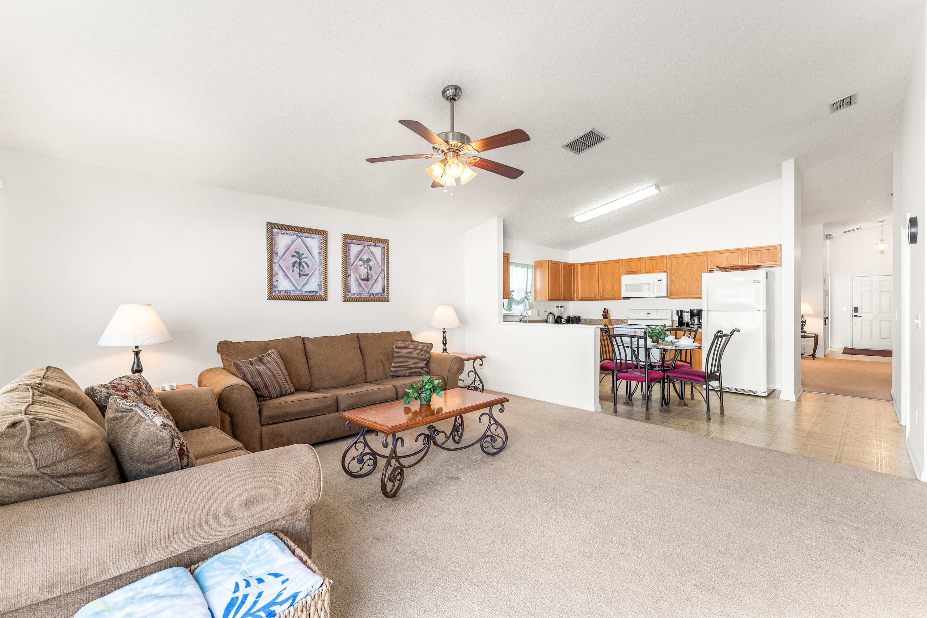 Enjoy the open concept floor plan