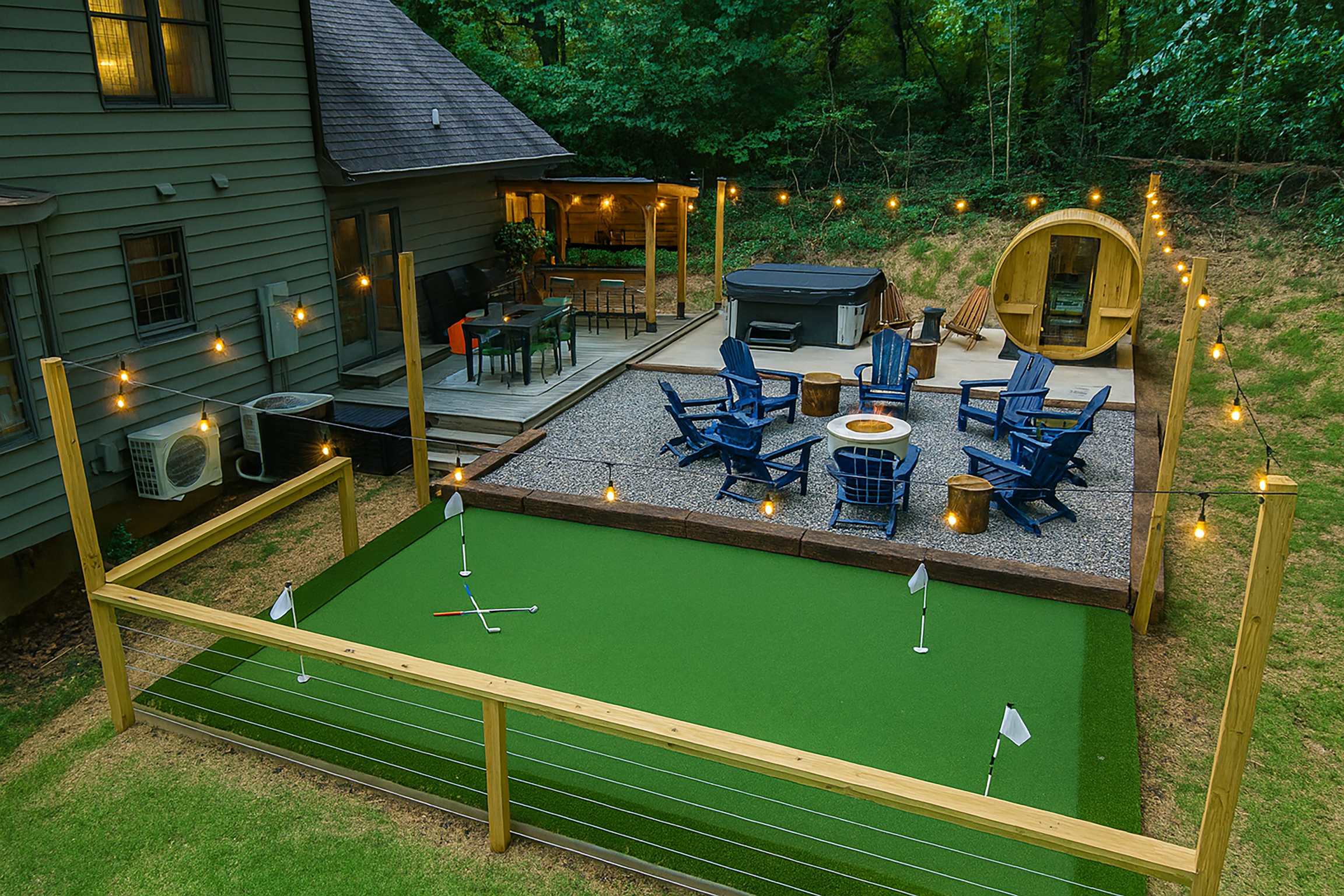 6 Br Sleeps 20 I Sauna•Theater•Putt Putt•Hot Tub — Asheville, NC — vacation rental