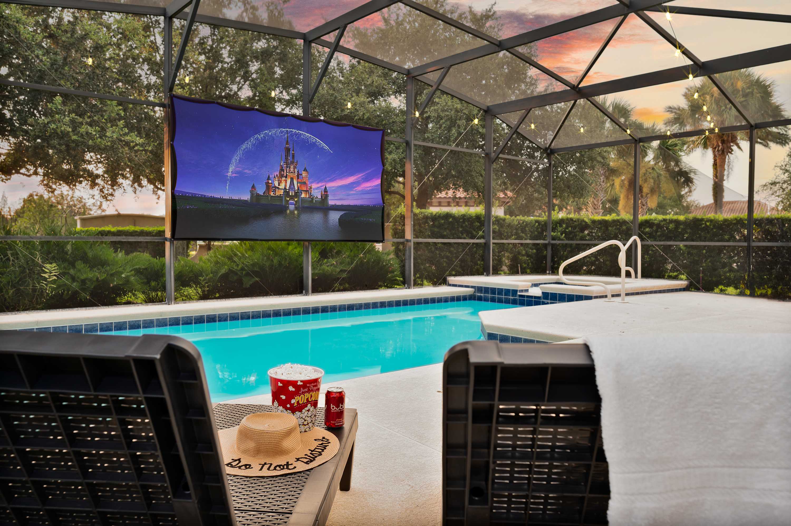 Outdoor Projector| Heated Pool |Waterpark |Disney