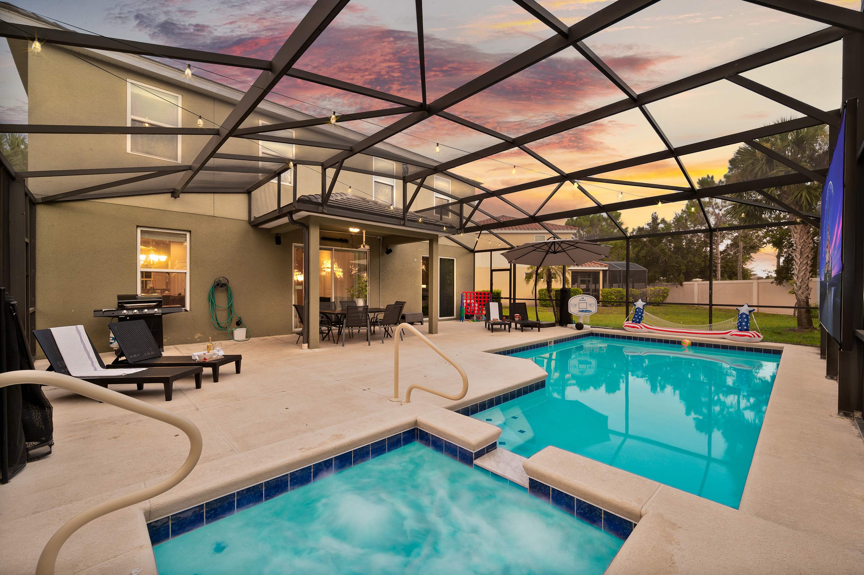 Outdoor Projector| Heated Pool |Waterpark |Disney