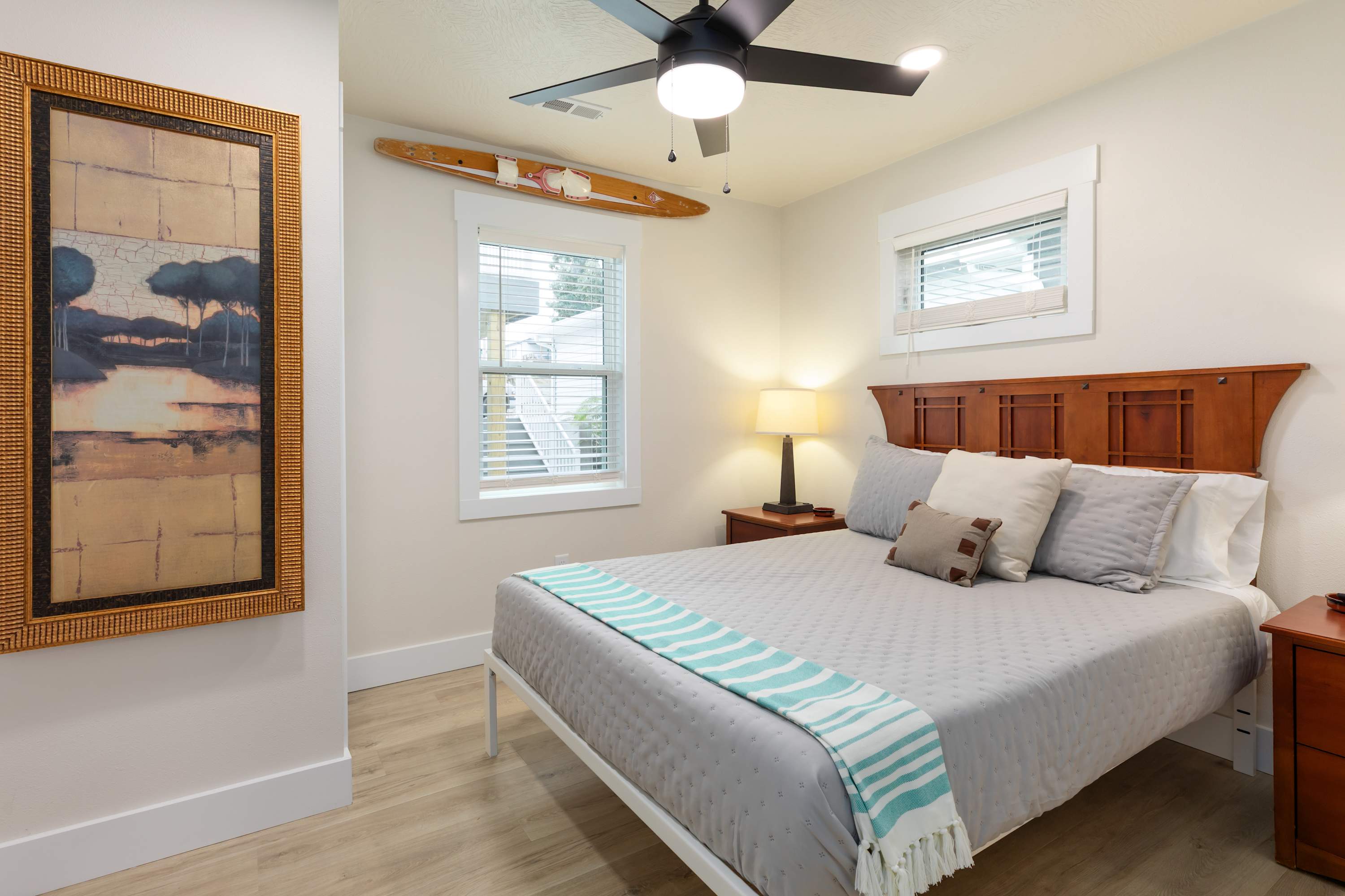 Bedroom 2 (there is an outside AC unit outside the window in this bedroom. The noise is noticable but not disruptive)