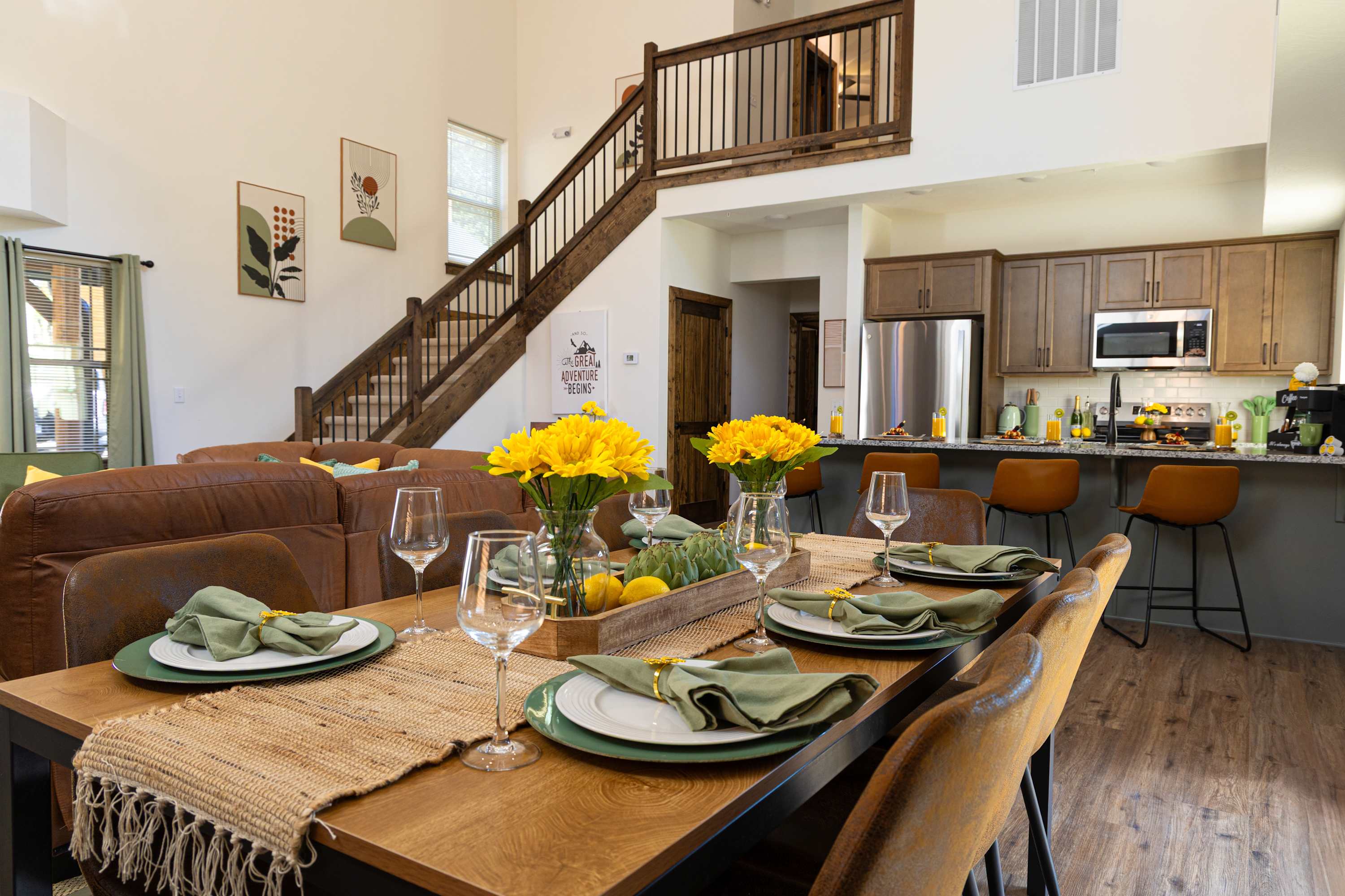 With seamless flow to the kitchen and living room, it’s the heart of the home—perfect for sharing meals, laughter, and unforgettable moments.