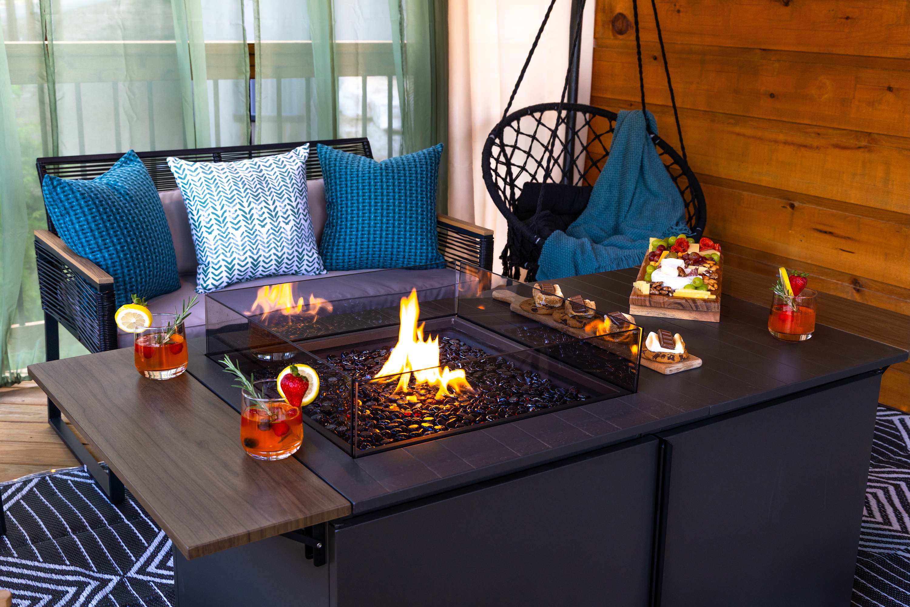 Sway your stress away in the cozy swing chair on the back patio—perfect for morning coffee, sunset views, or simply soaking in the peaceful vibes of nature.