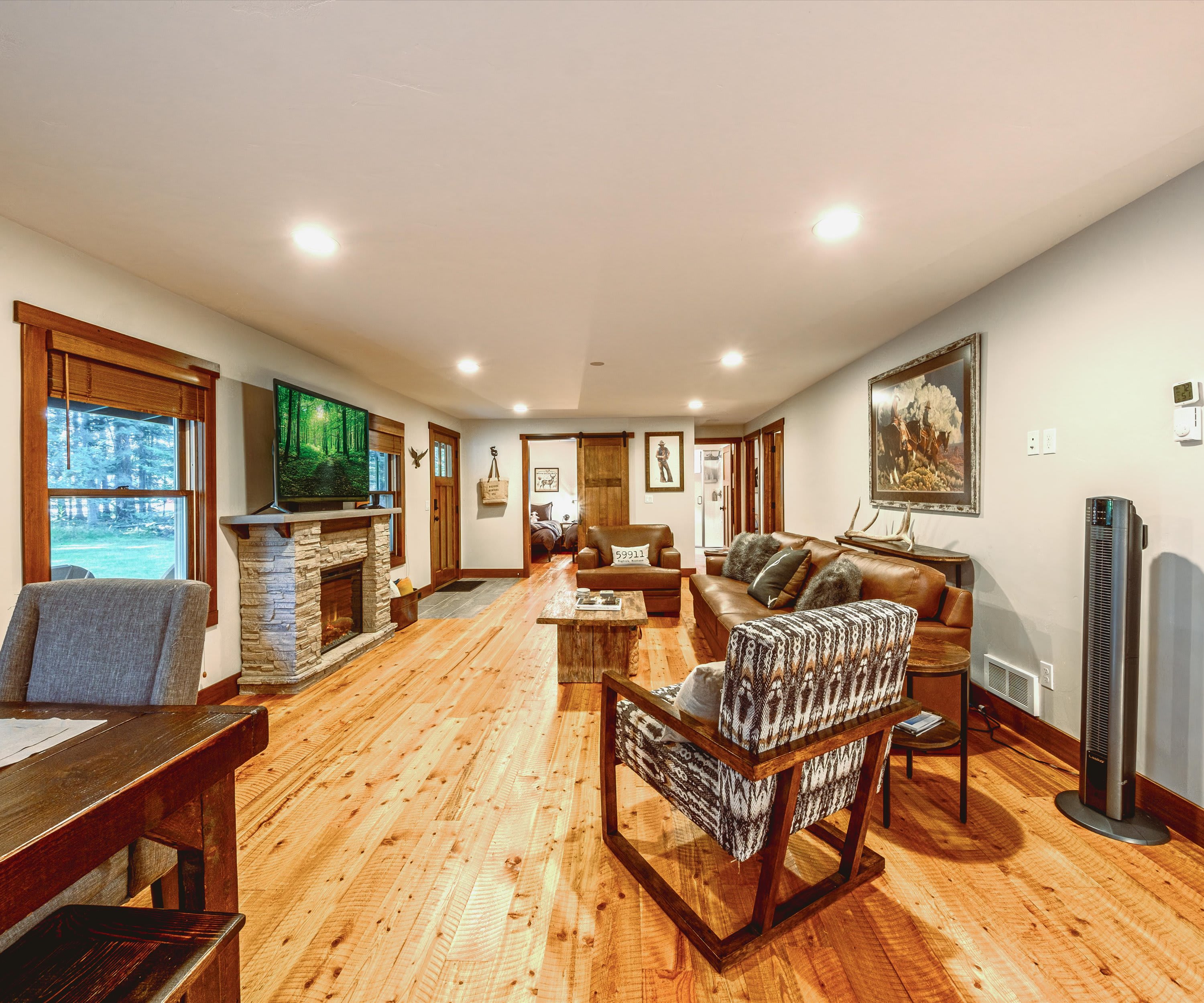 Unwind in the cozy living area