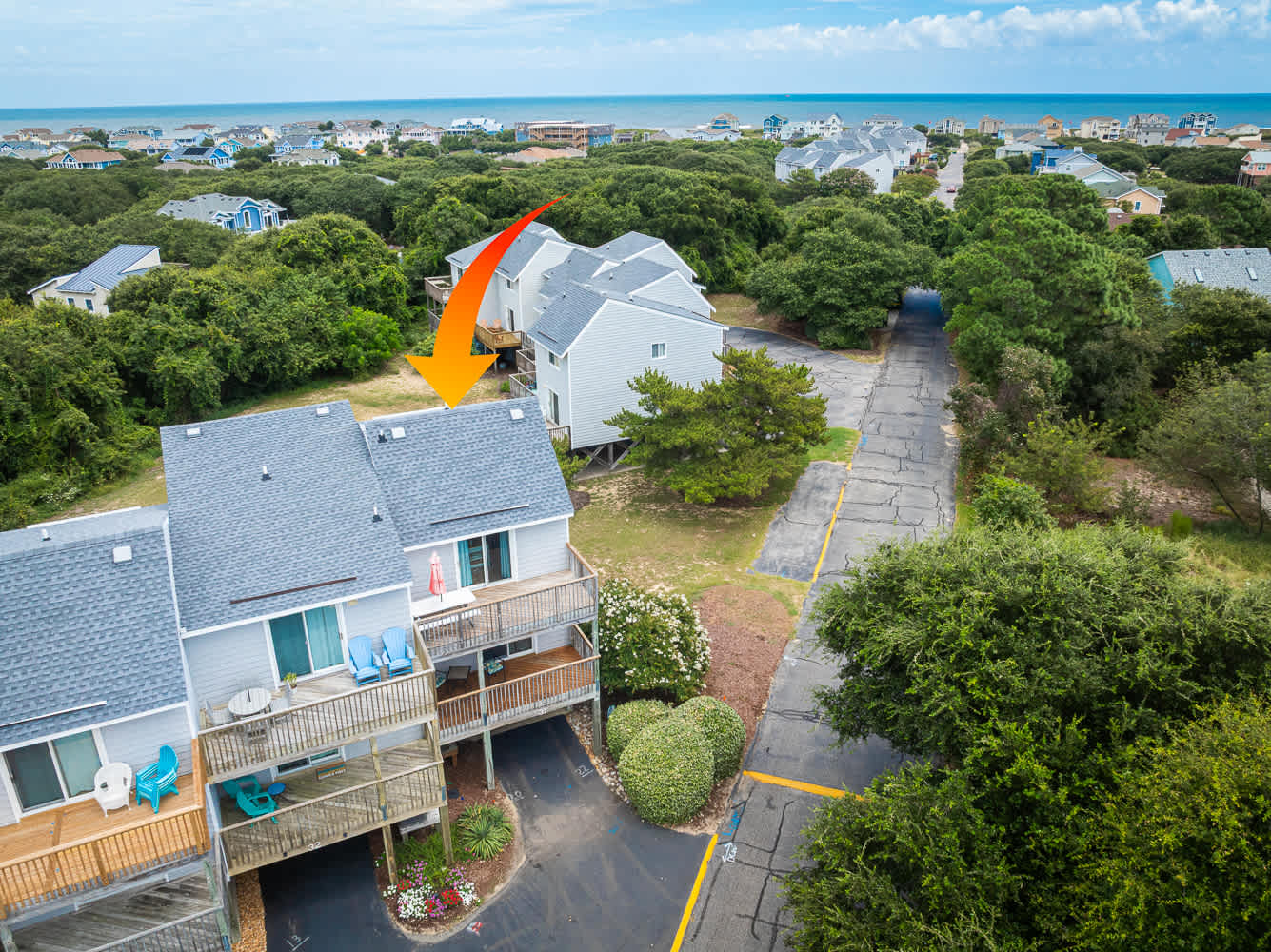 Duck Condo, 5 min walk to beach w/ community pool! — Duck, NC — vacation rental