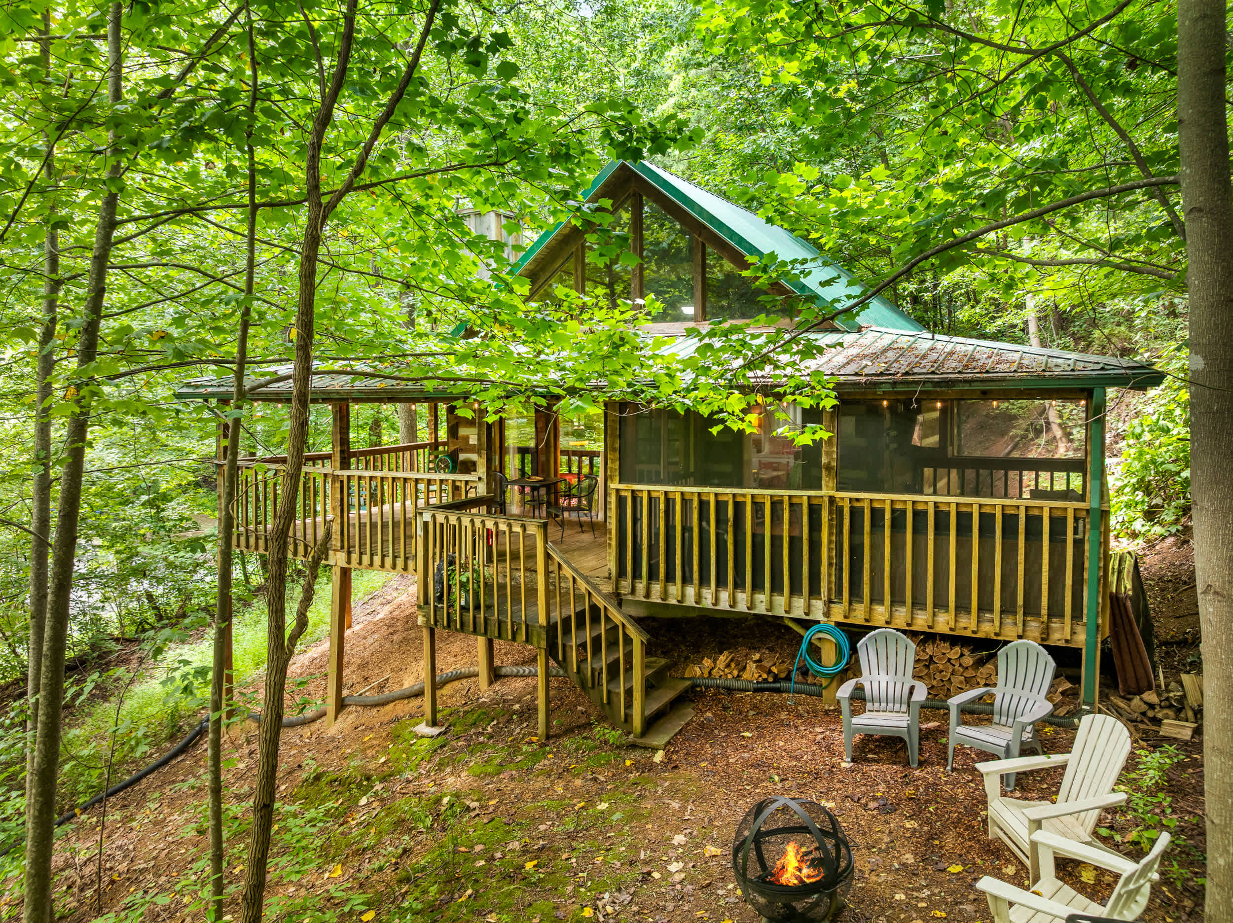 Gather under the stars for s’mores and storytelling around the fire!