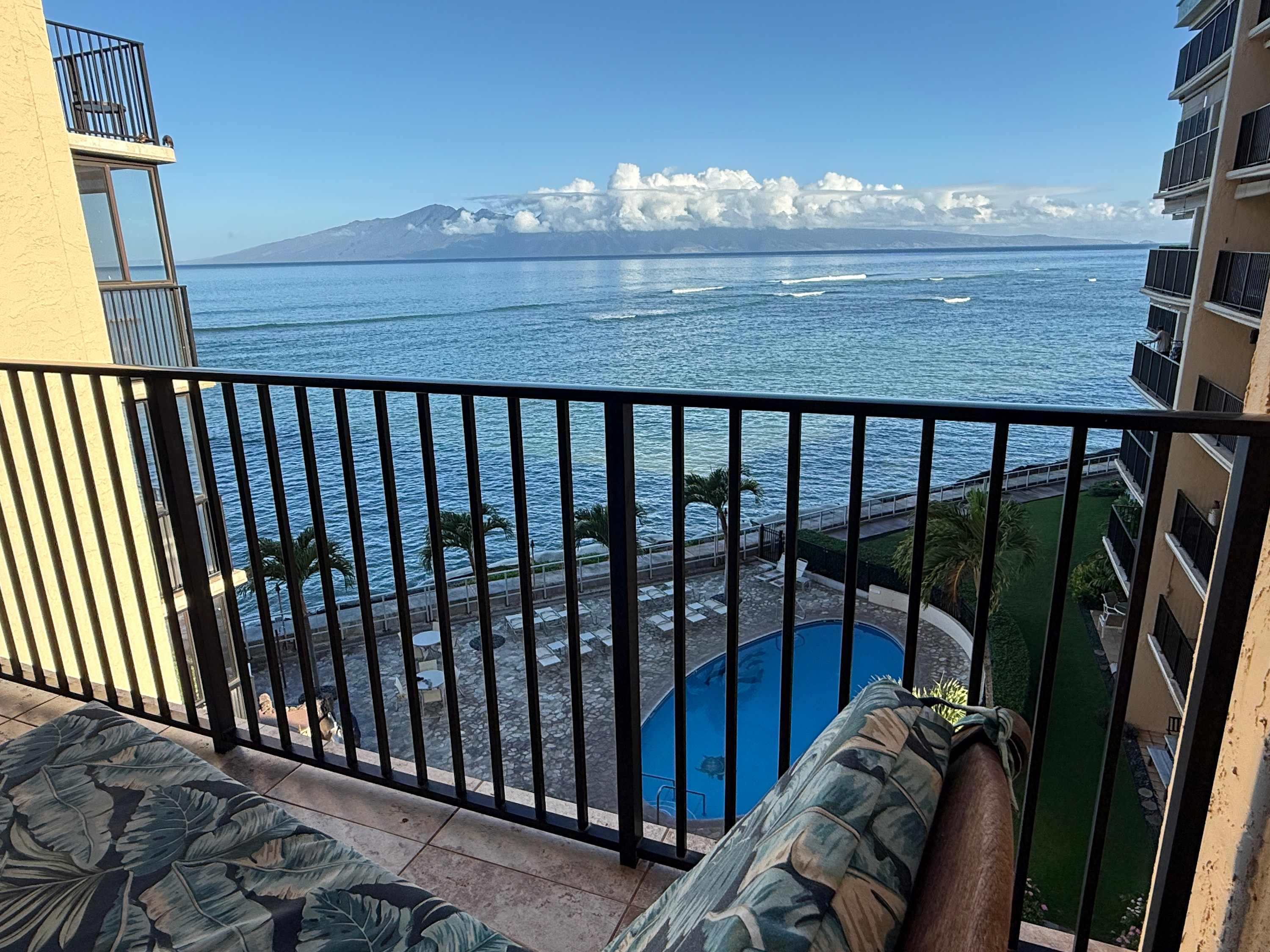 Whale Watching Oceanfront Escape | Molokai Views & Cool Tropical Breezes — Lahaina, HI — vacation rental