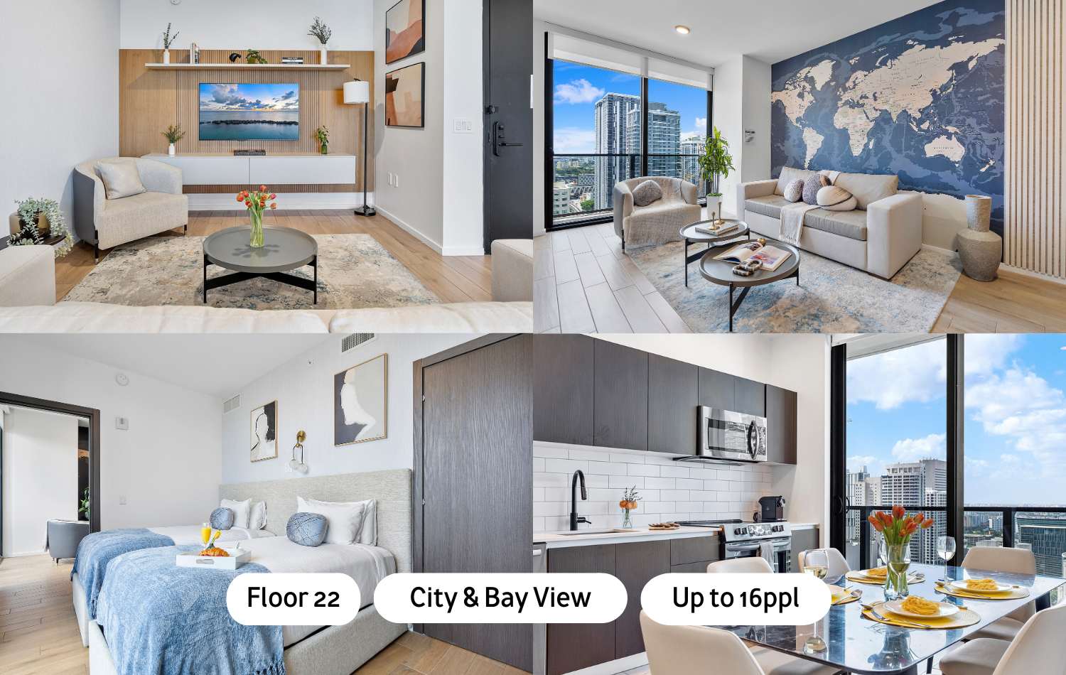 Perfect Group Stay: 6br/2 Kitchens /2 Living Rooms - Miami