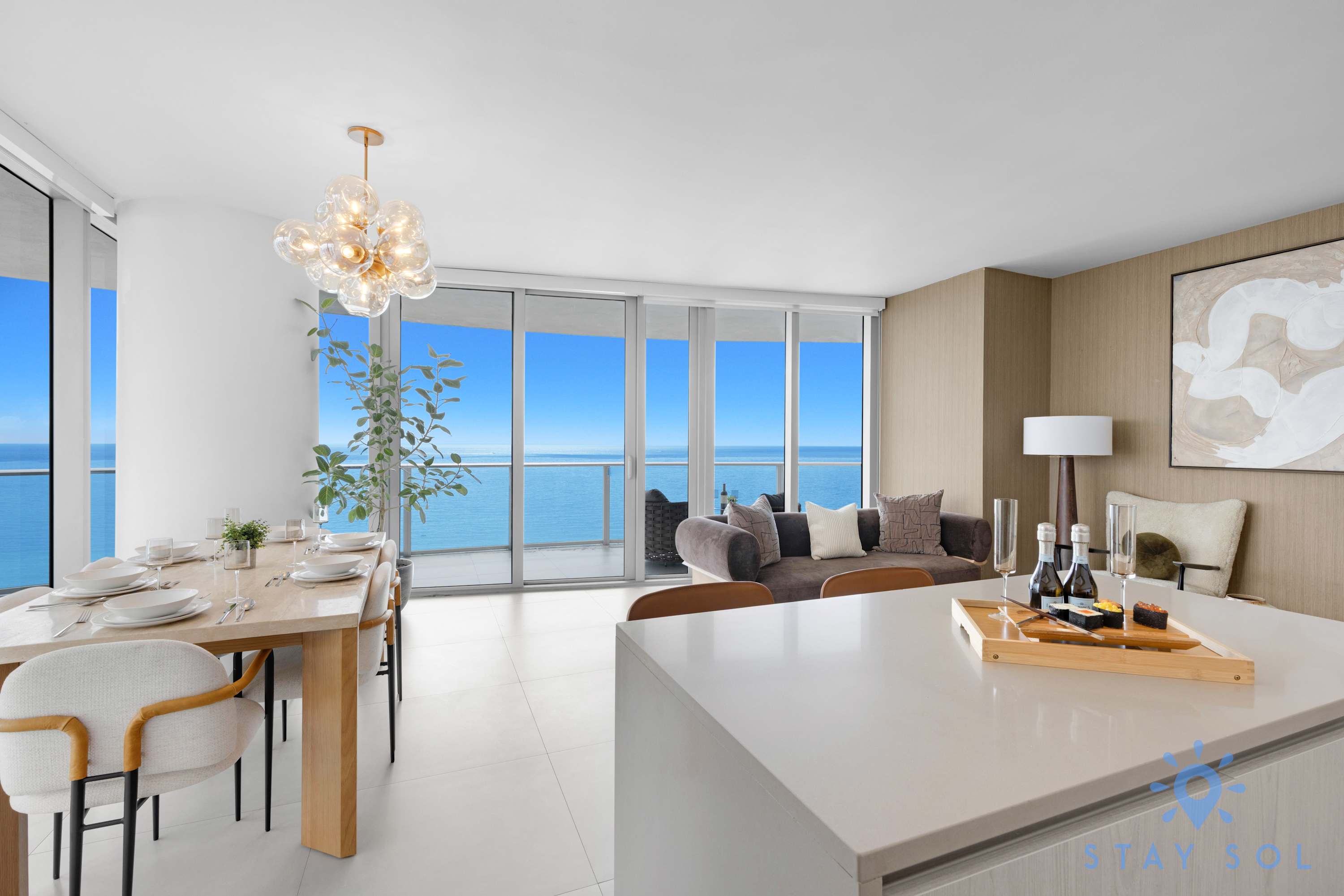 Beachfront Escape: Balcony + Pool & Gym