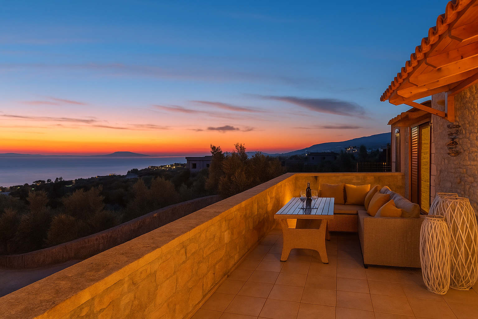 Mani Panoramic Seaviews - Luxury Summer Haven — Agios Dimitrios — vacation rental