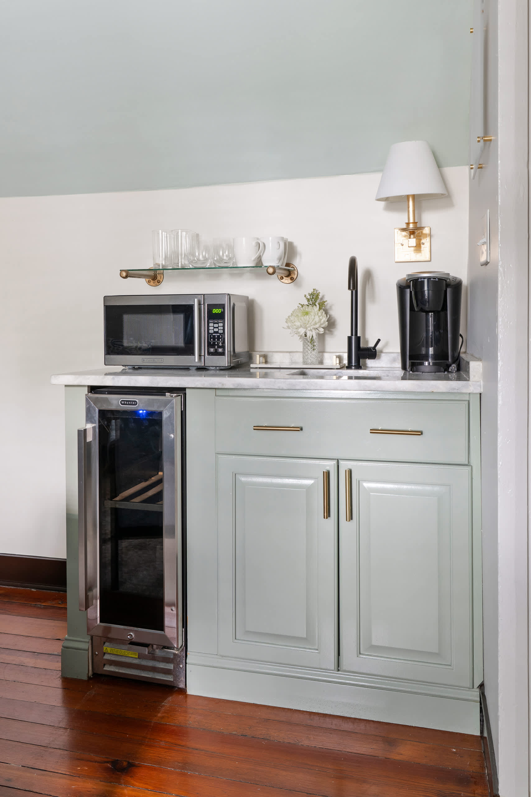 Kitchenette off the living room