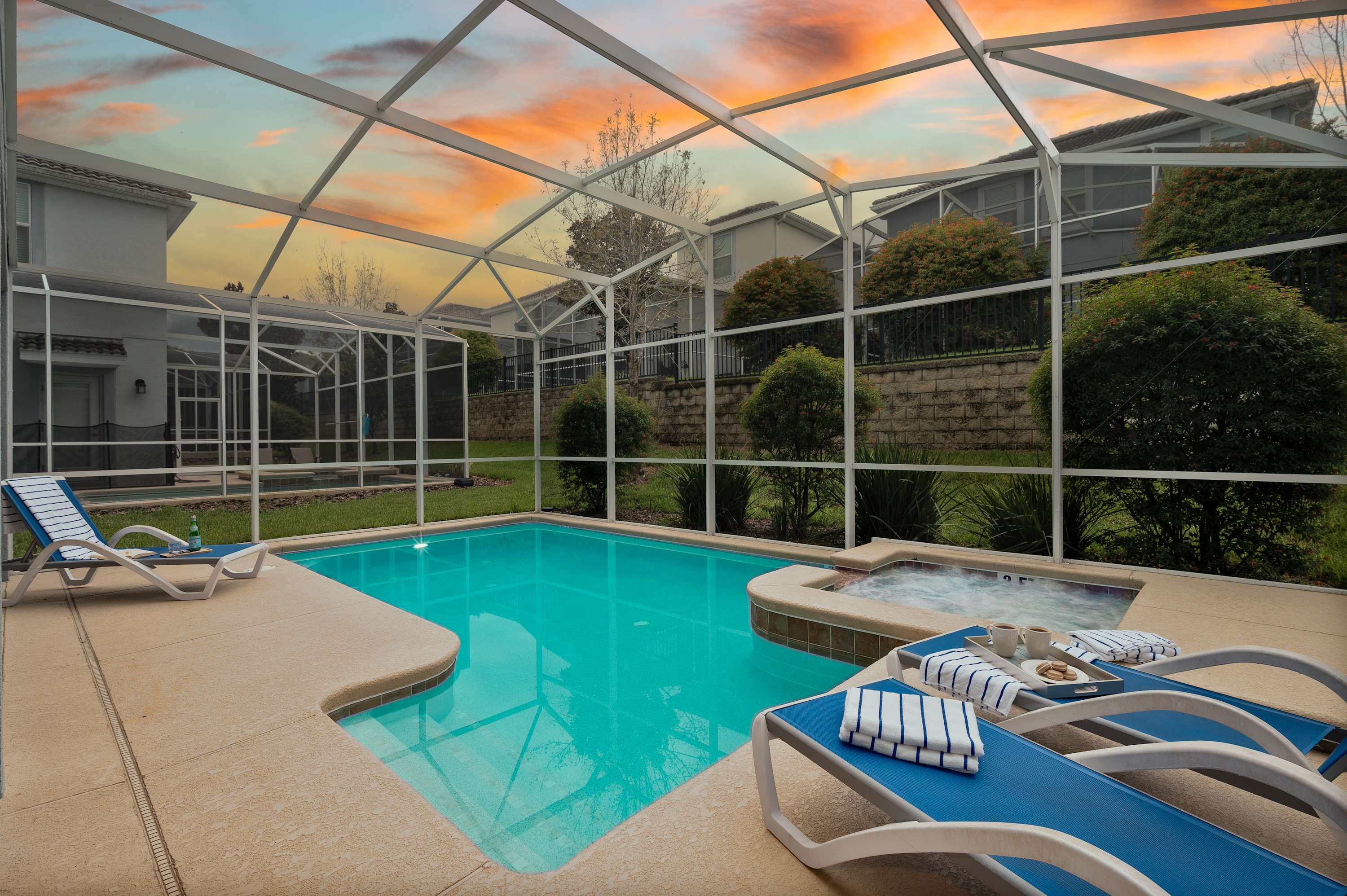 Free Waterpark, Game Room, Heated Pool 16MI Disney