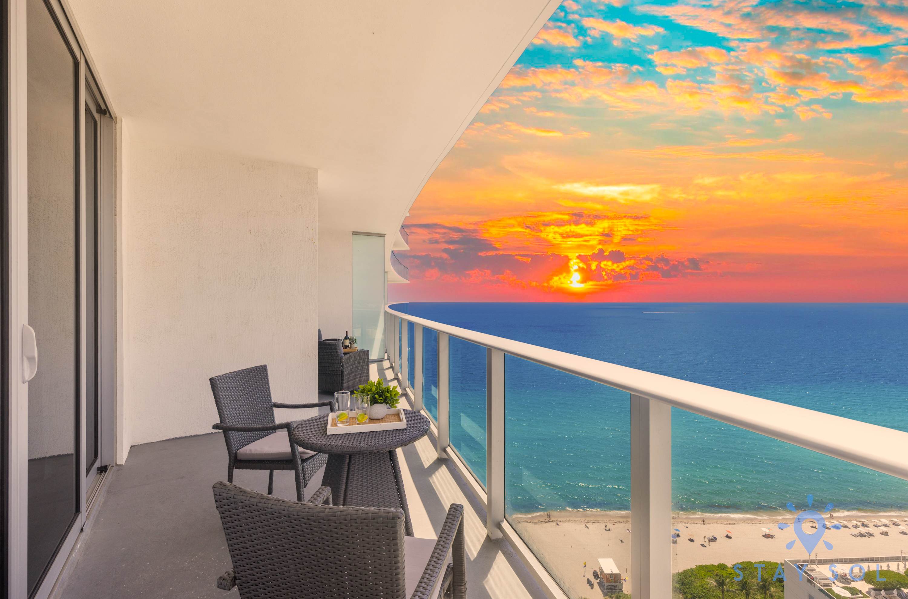 #Instaworthy Ocean Views: Luxe Beachfront Retreat! — Hollywood, FL — vacation rental