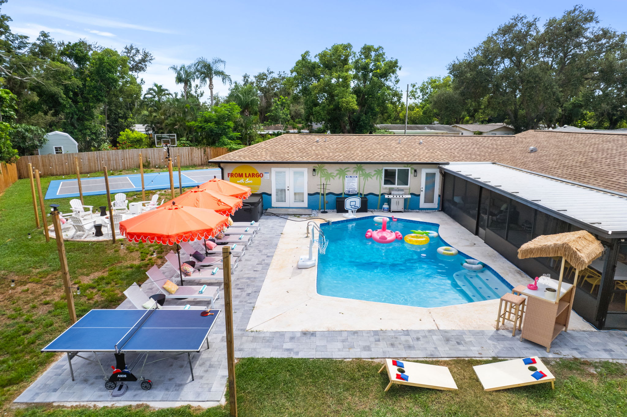 Basketball | Pickleball | Pool | Movie & Game Room — Largo, FL — vacation rental