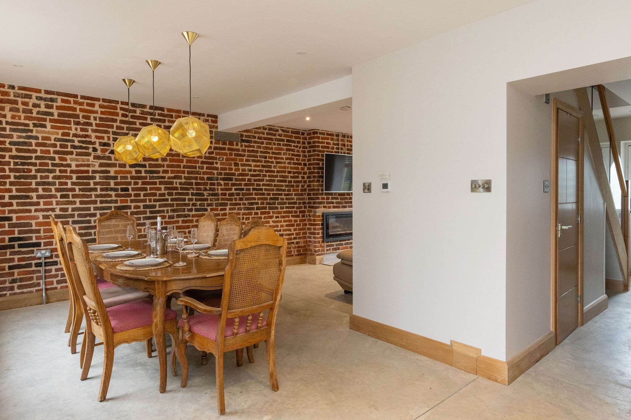 Enjoy the open plan living space with your family and friends.