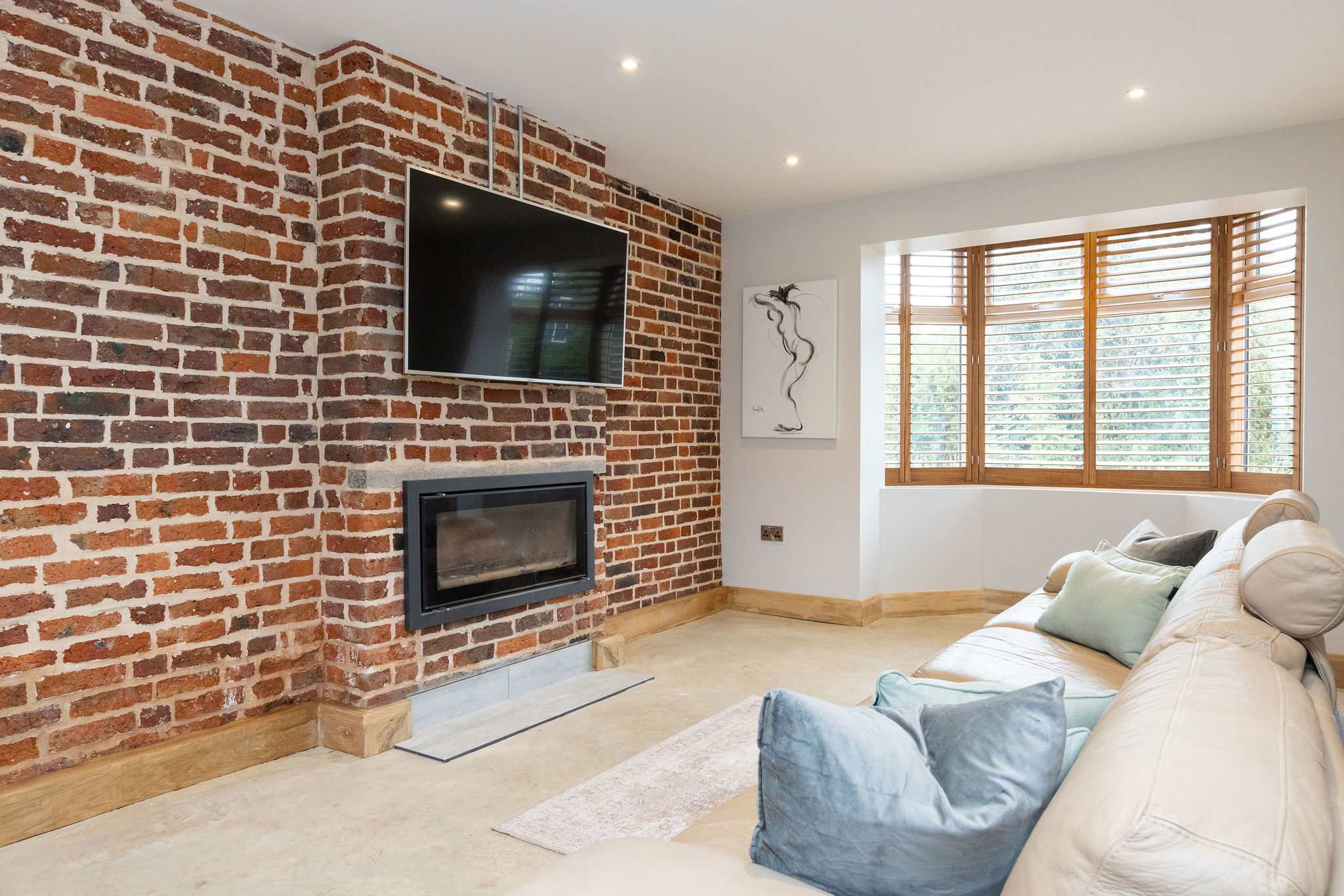 Watch your favourite TV show or film on the large smart tv in the lounge!