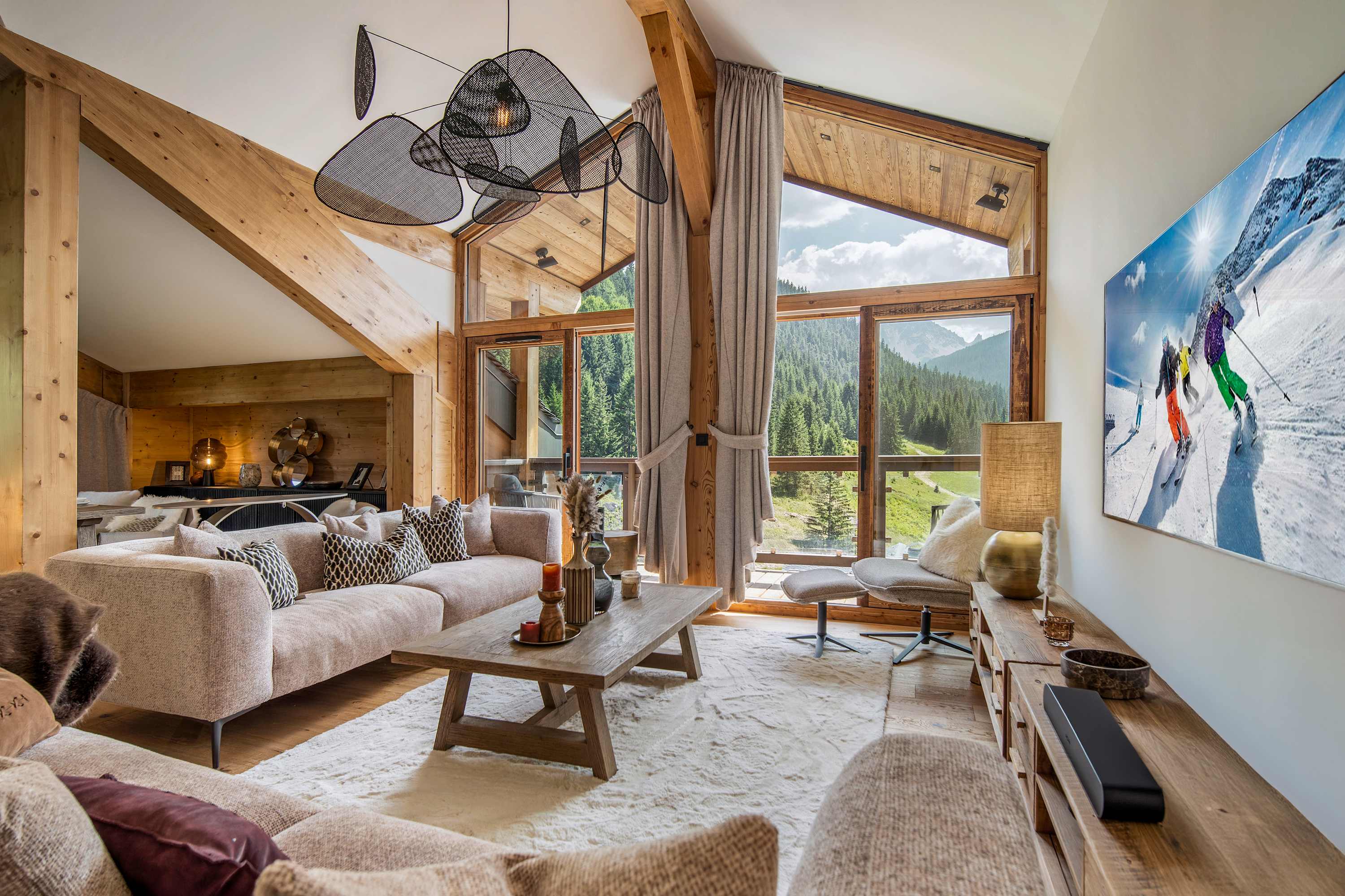 Luxury Penthouse Celeste with Panoramic Views and Parking in Courchevel 1650 B1104 — Courchevel, Auvergne-Rhône-Alpes — vacation rental
