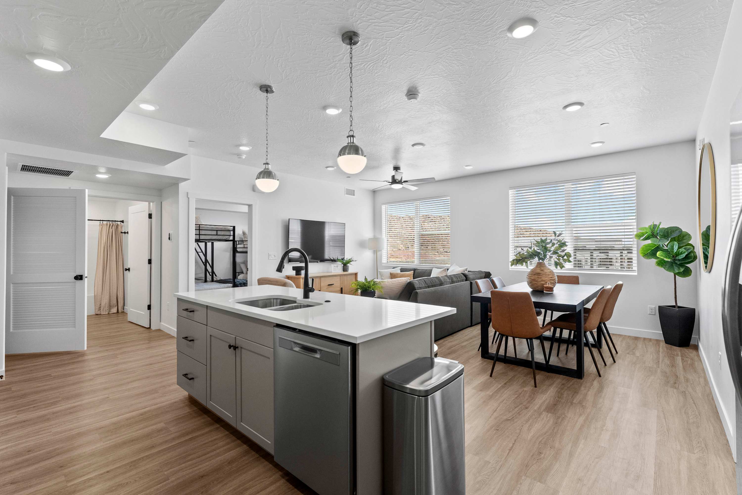 Cook & connect in the open concept space made for memories