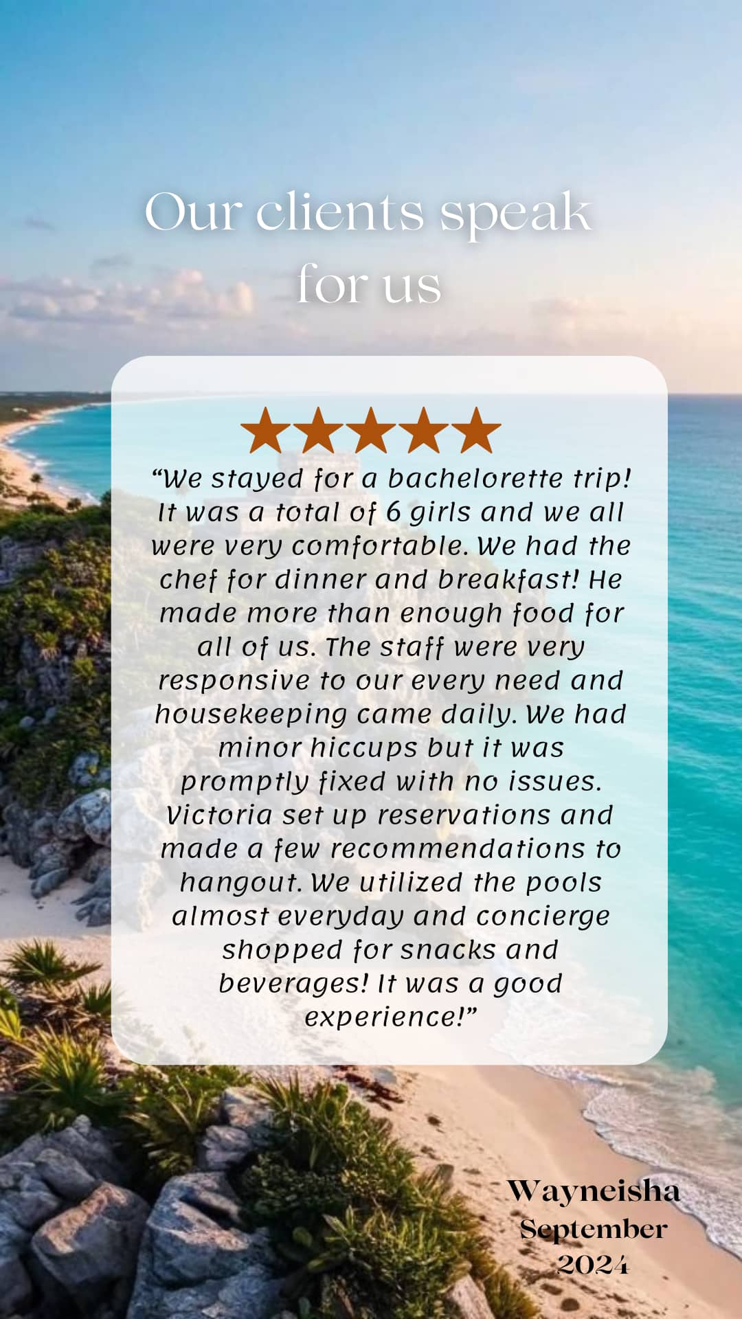 Reviews from guests