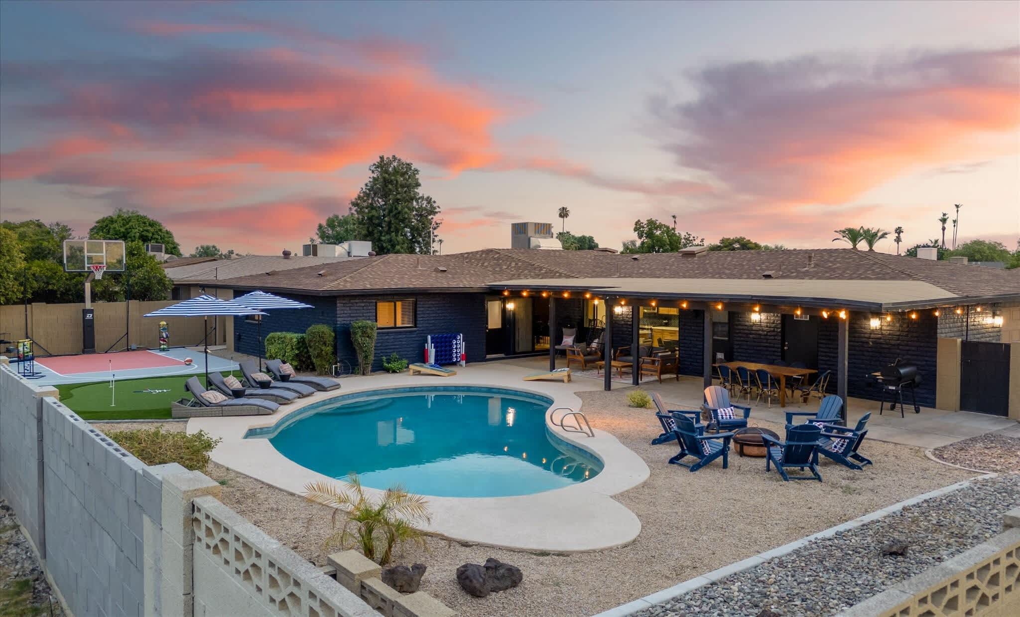 Sport Court | Private Heated Pool | Mini Golf & More — Glendale, AZ — vacation rental