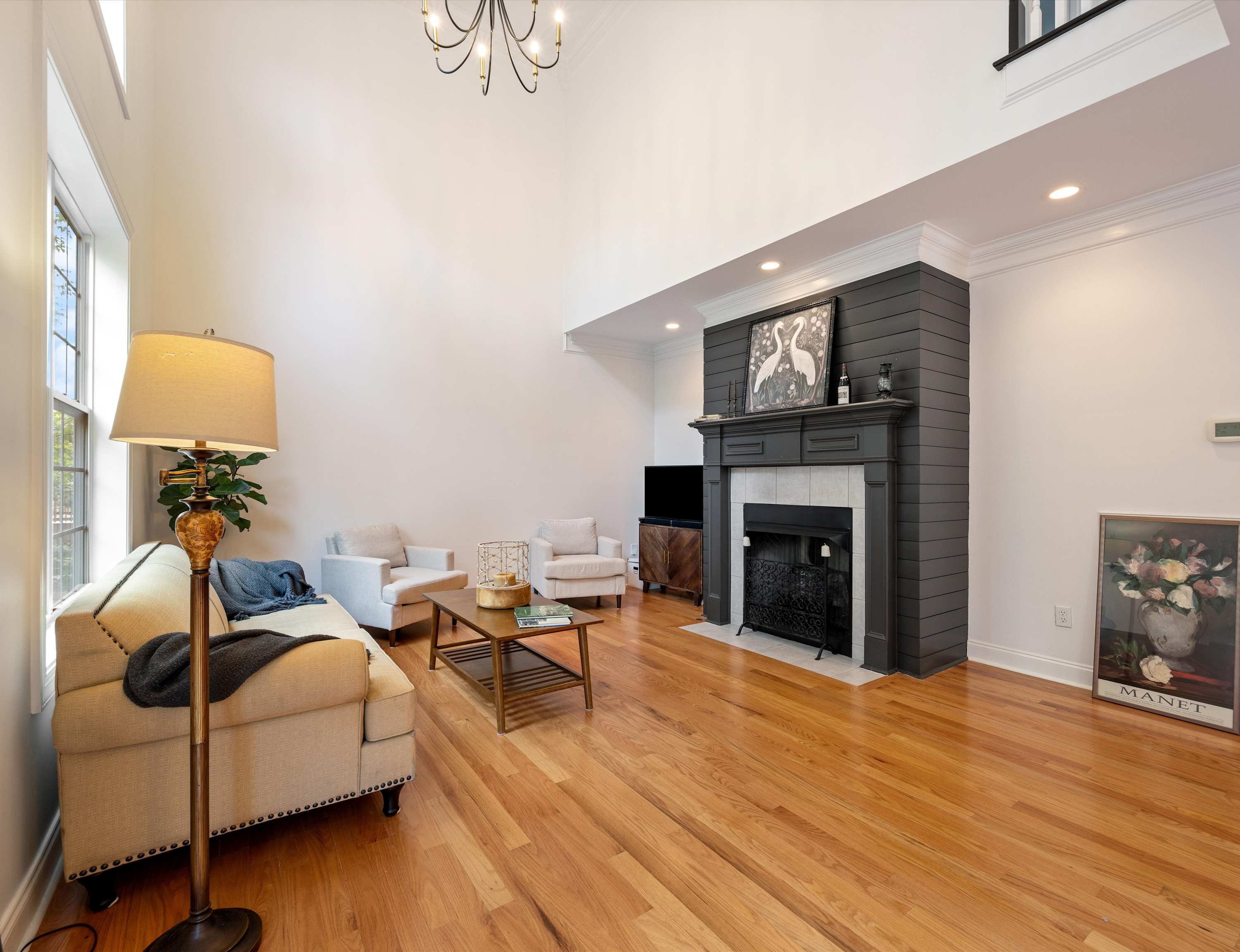 Unwind in the bright living space