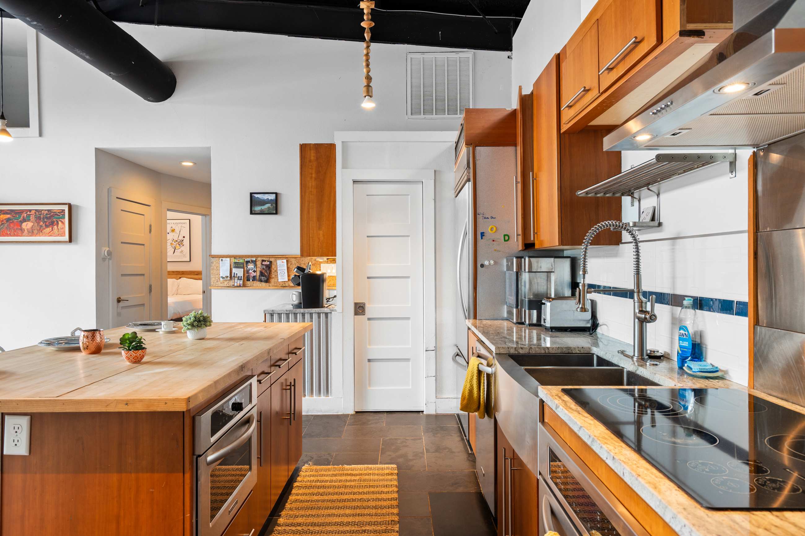 Modern Fully Equipped Kitchen with Pristine Appliances