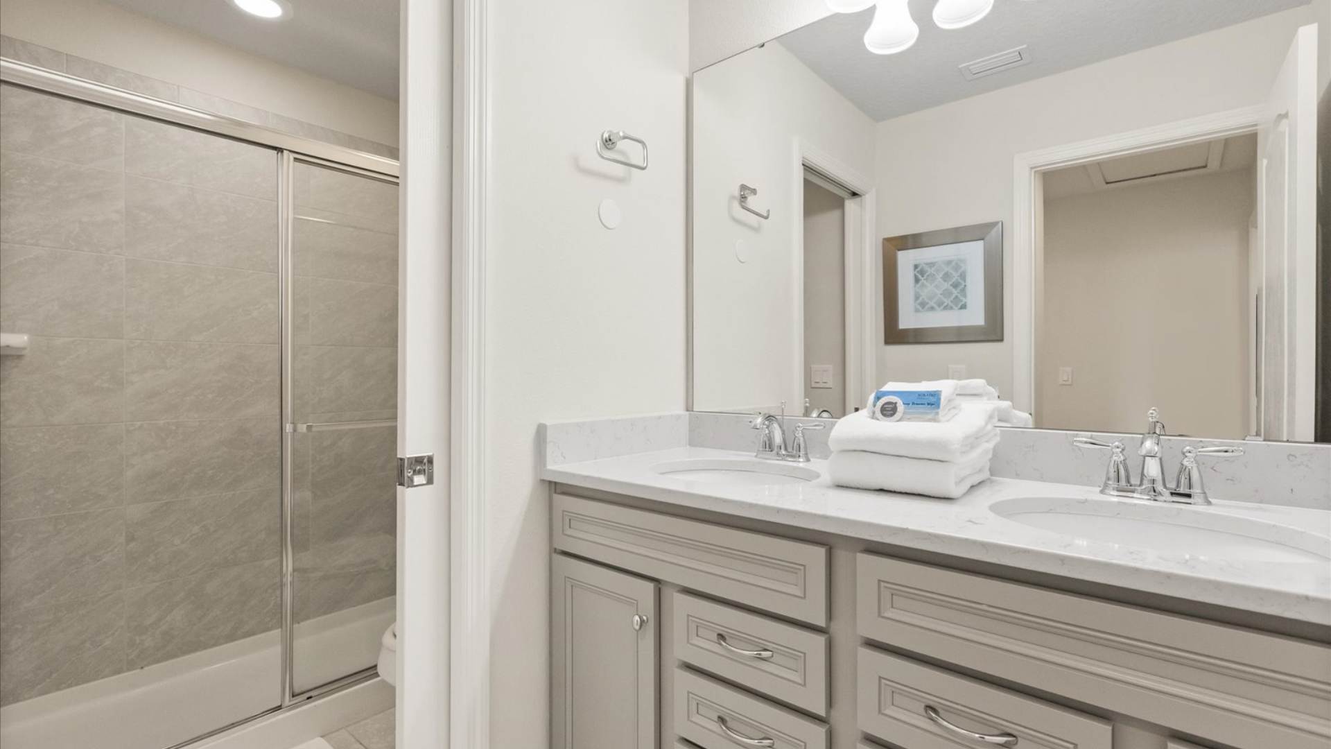 En-suite Bathroom with Spacious Standing Shower