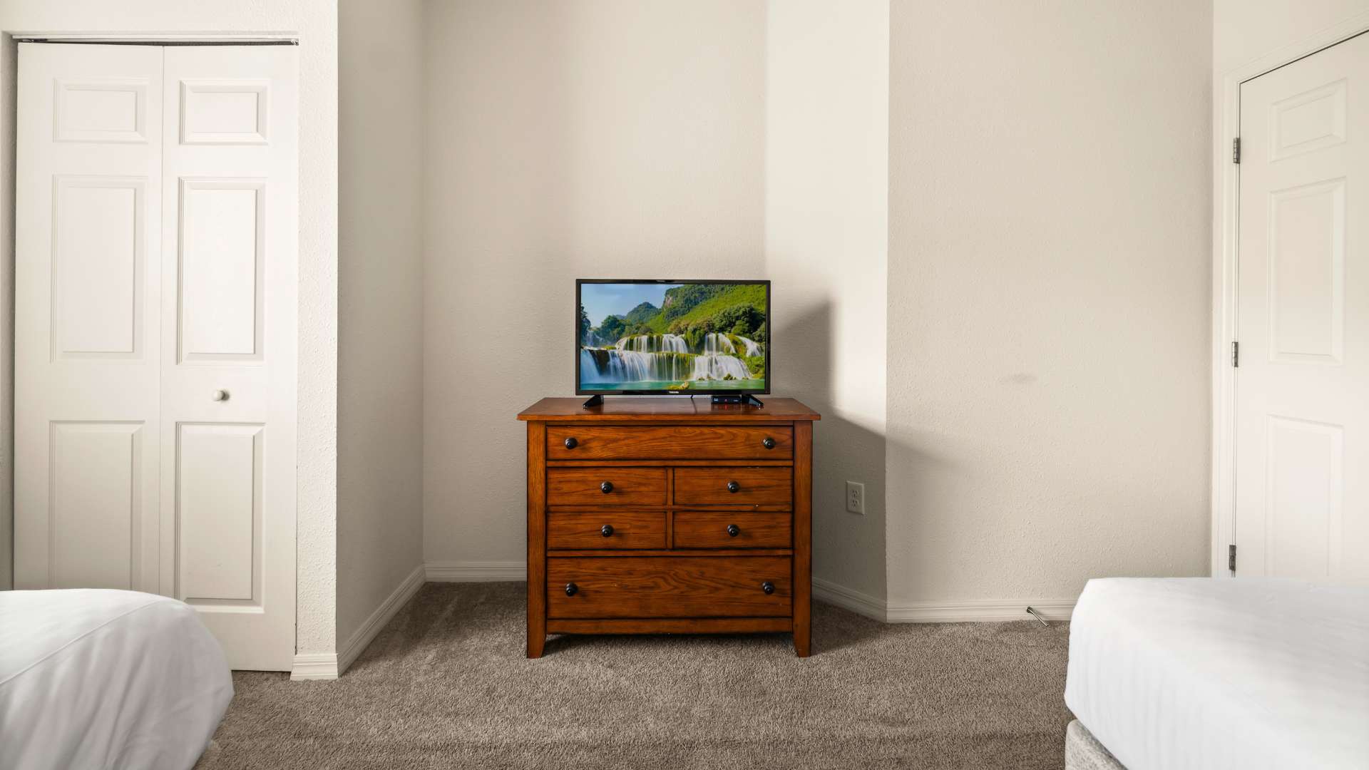 Twin Queen Bedroom with Smart TV