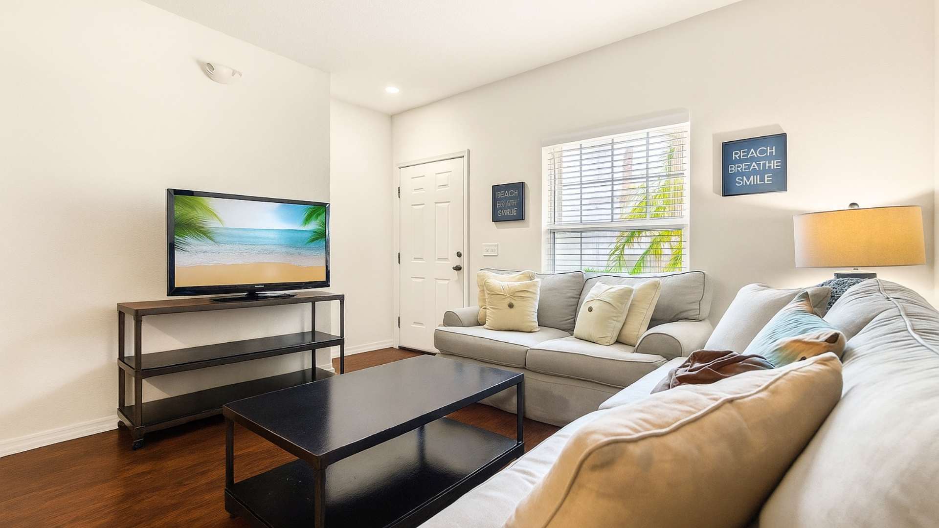 Living Area with Smart TV
