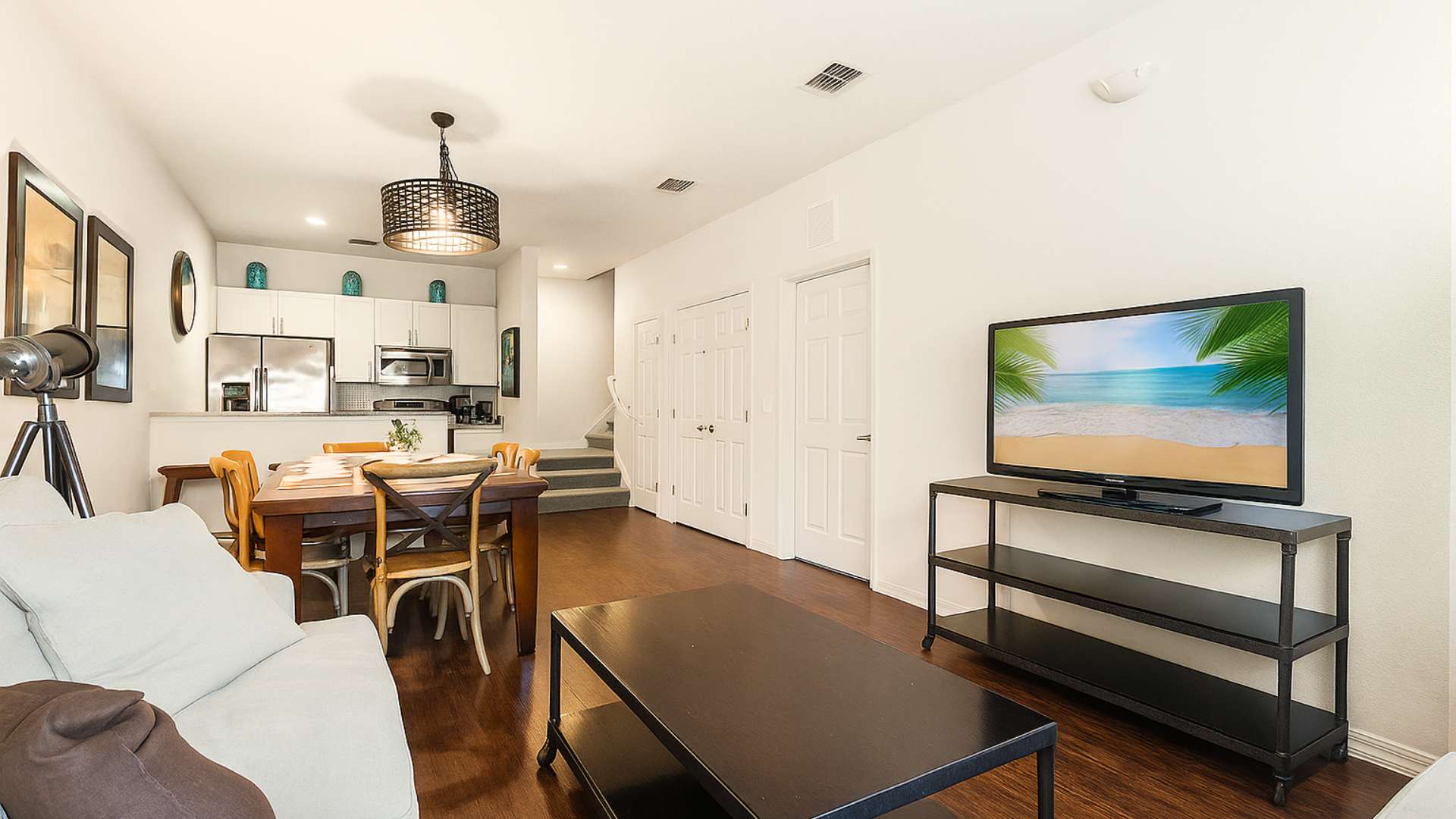 Living Area with Smart TV