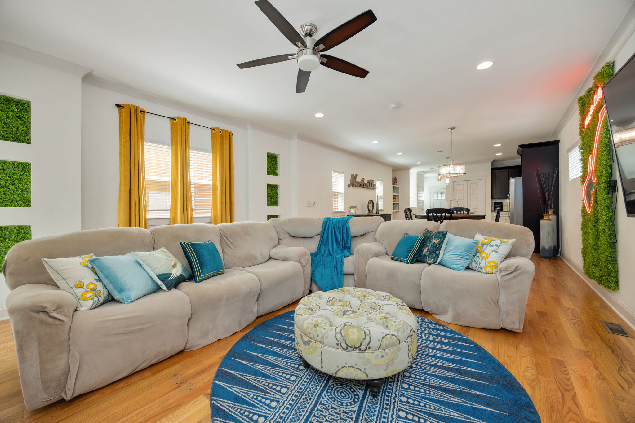 Designer Nashville Home | Near DT | 3BR Sleeps 10