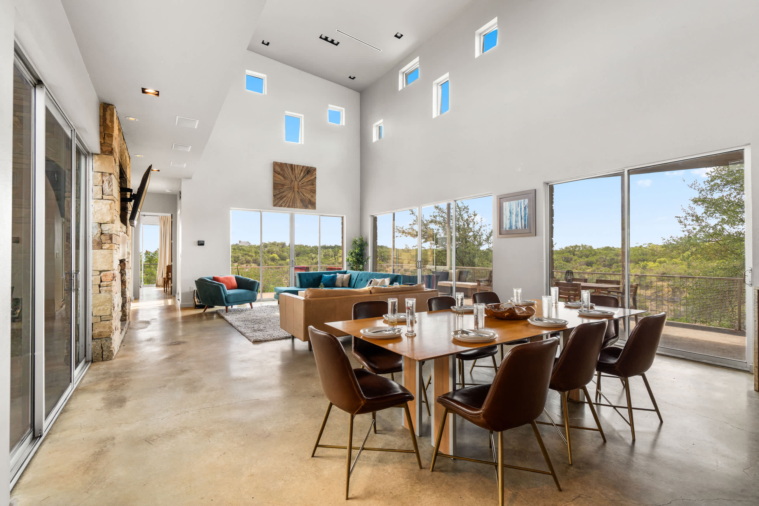 Stunning indoor dining area for shared meals