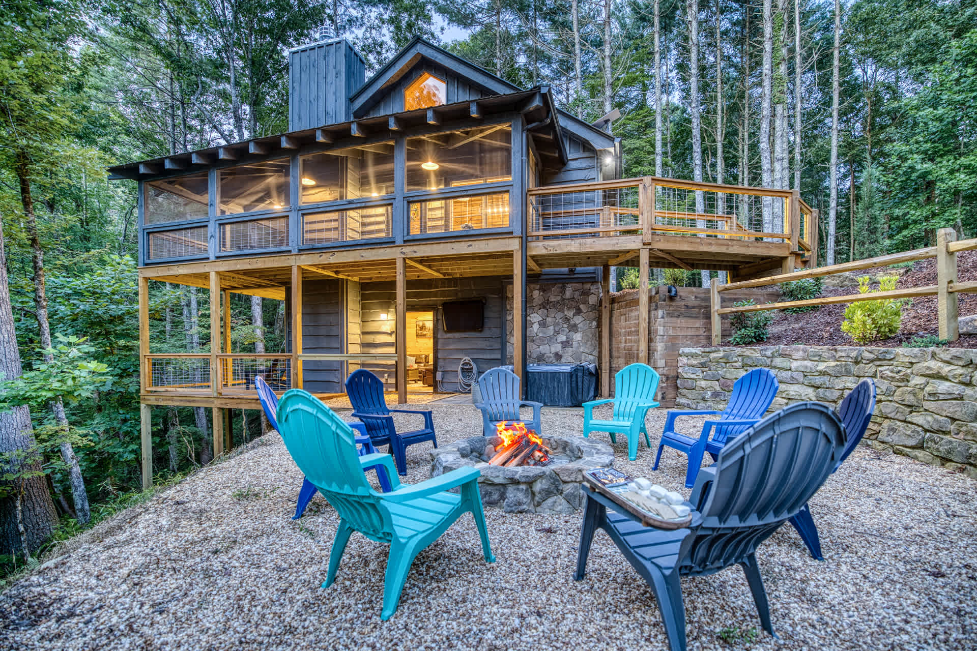 Higher Hopes - pets, hot tub, games, fire pit — Blue Ridge, GA — vacation rental