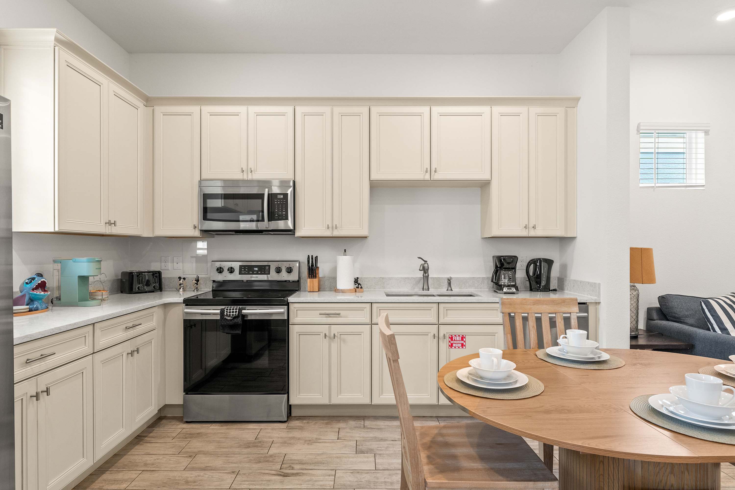 Prepare your favorite meals in the full kitchen