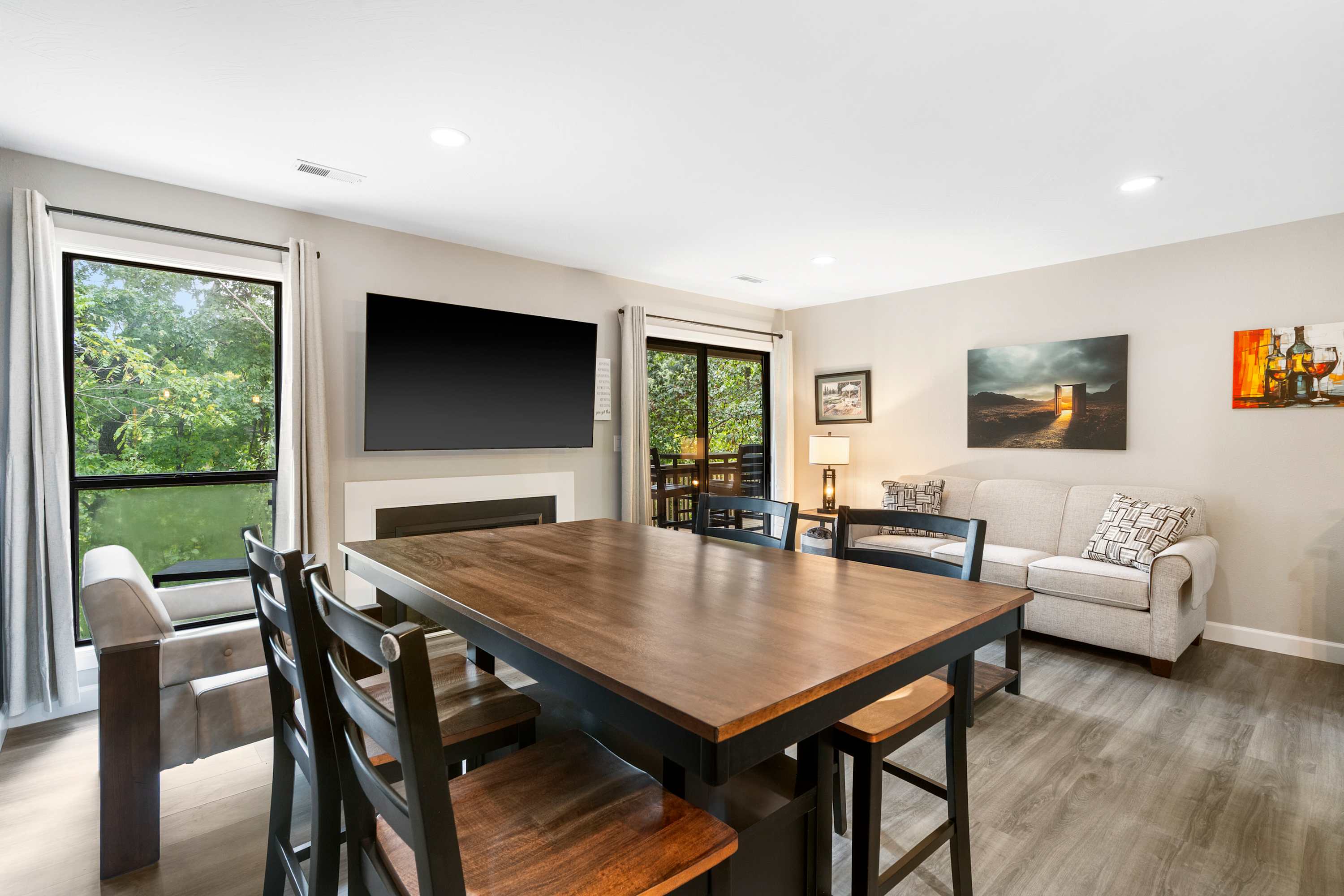 Make mealtime memories together at the dining table, seating 4 ​