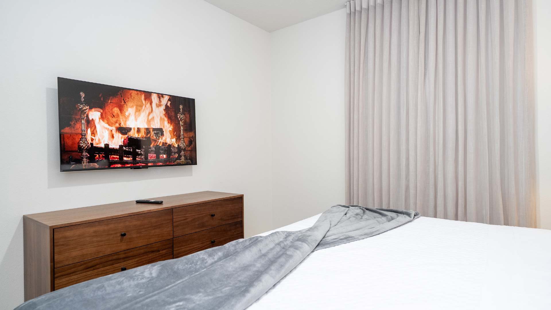 Spacious King Bedroom Suite with Smart TV