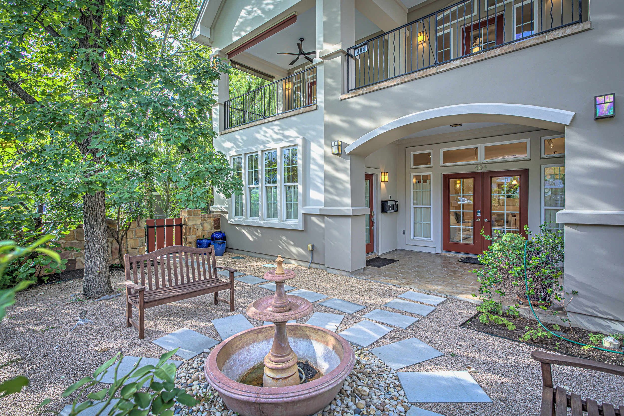 Unwind in style with lush greenery and serene outdoor vibes.