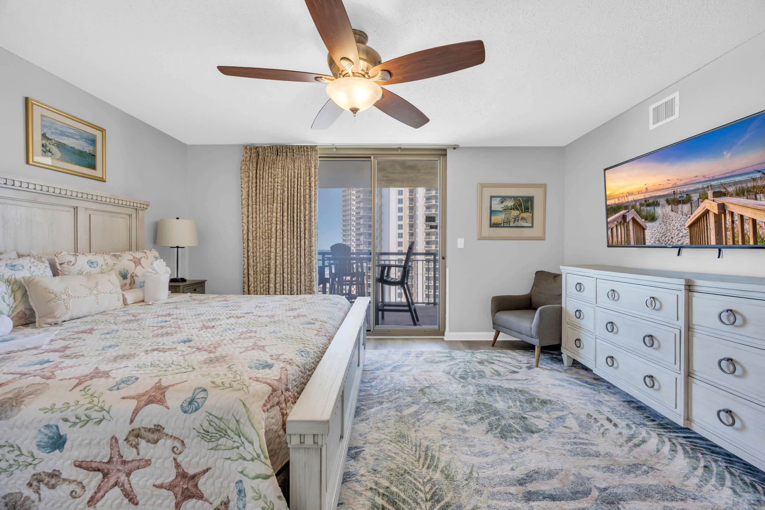 Ocean View Resort Condo w Private Master Suite