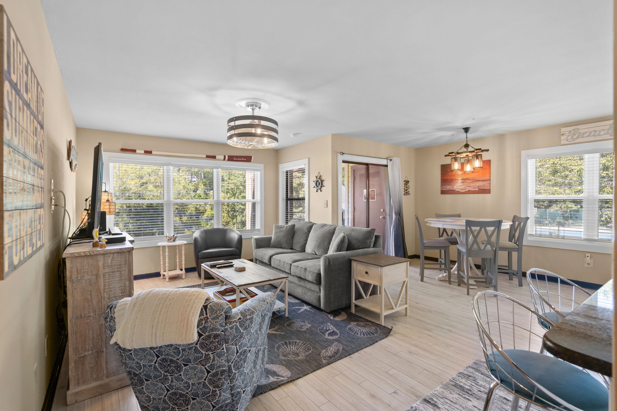 Bright and welcoming space.