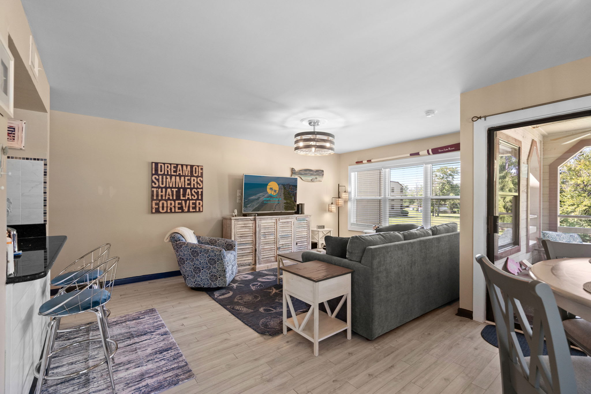 Bright and welcoming space.