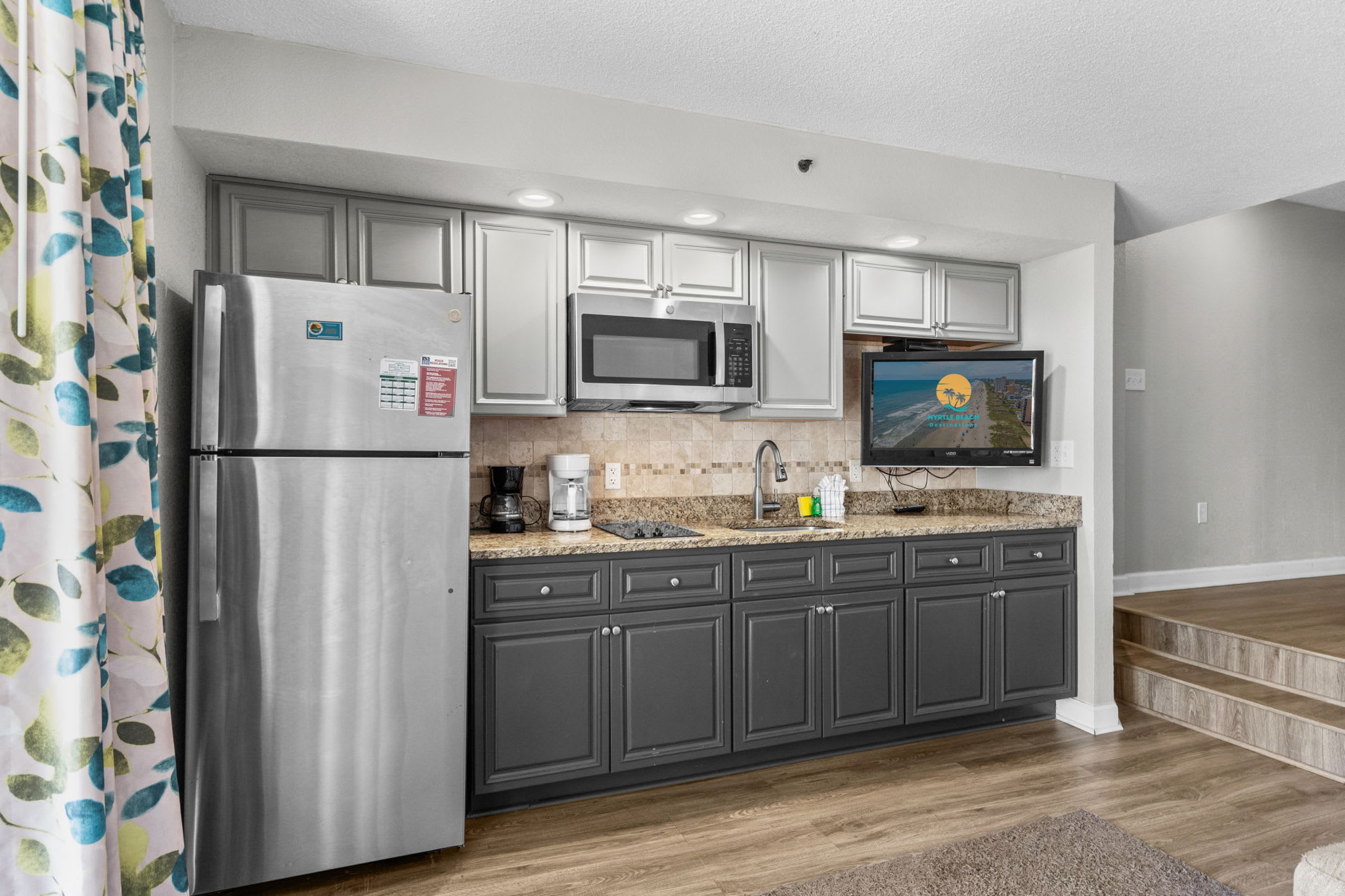 Kitchen with modern appliances