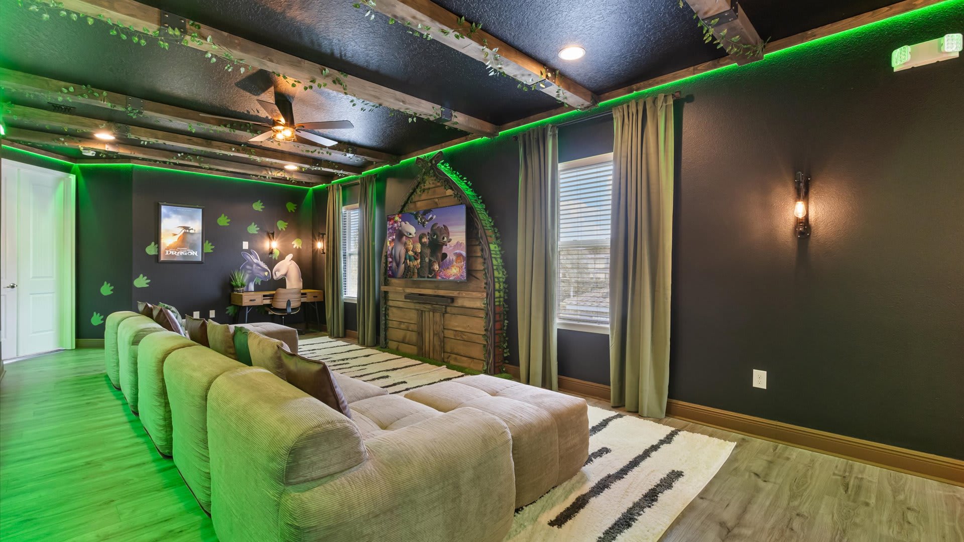 Newly renovated Upstairs TV Lounge 