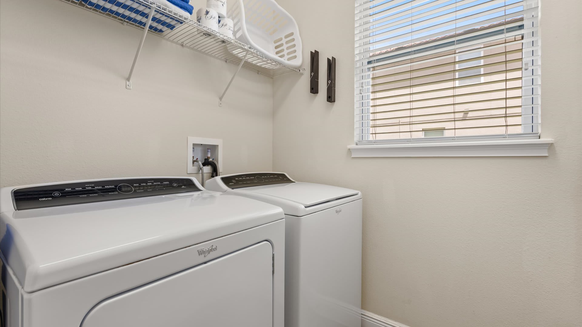 In-home laundry facilities (washer and dryer)