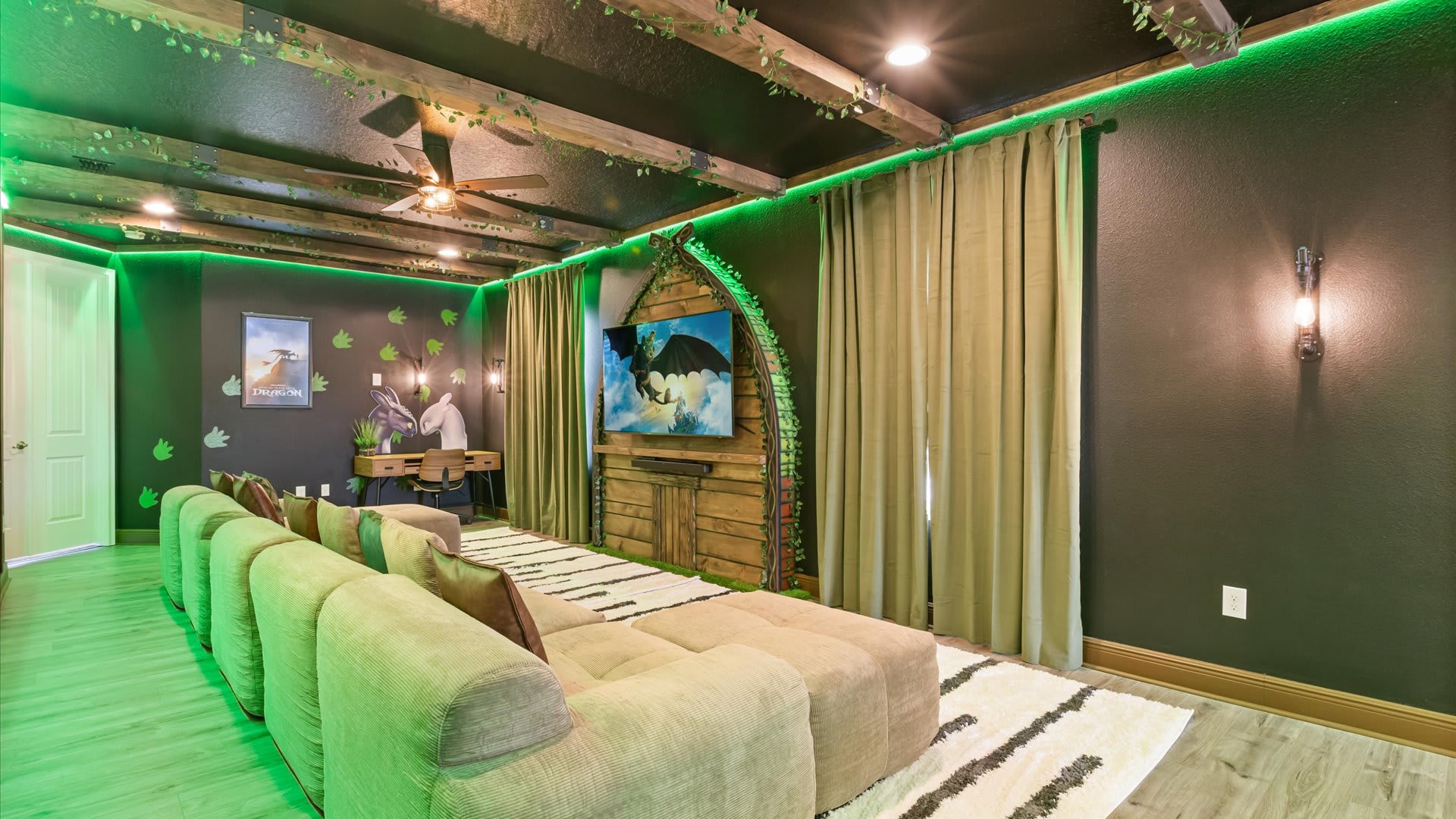 Newly renovated Upstairs TV Lounge 