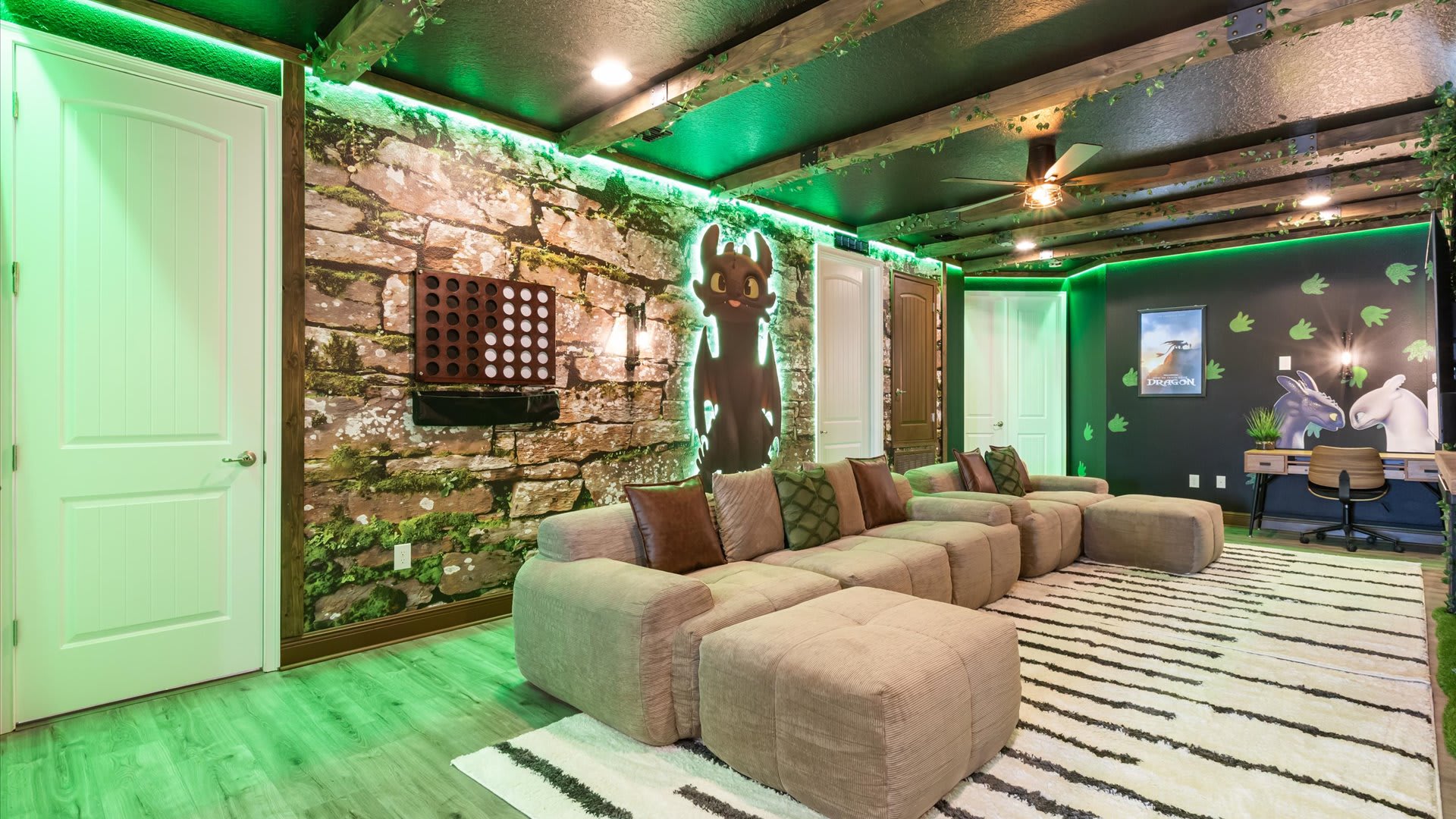 Newly renovated Upstairs TV Lounge 