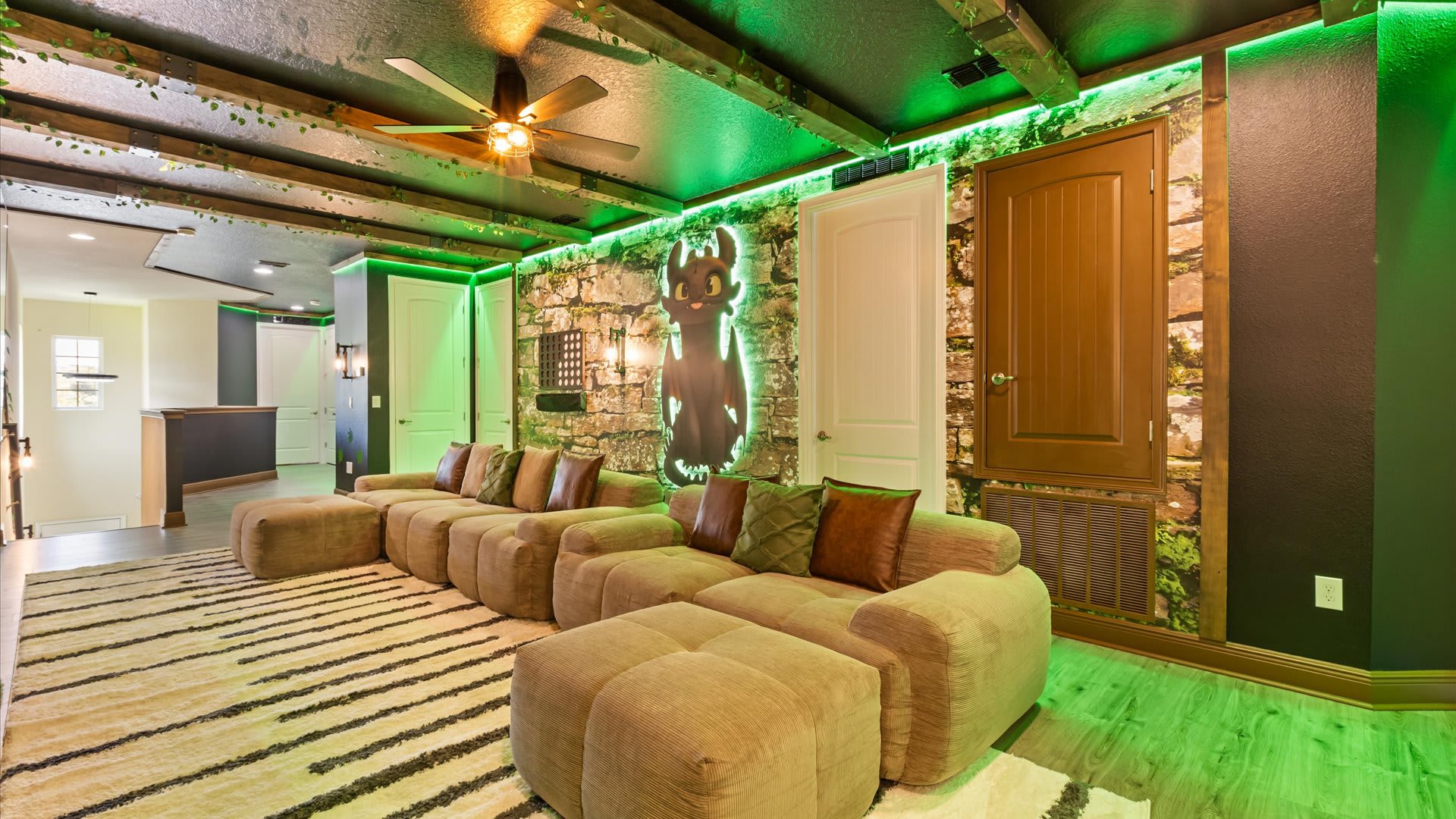 Newly renovated Upstairs TV Lounge 